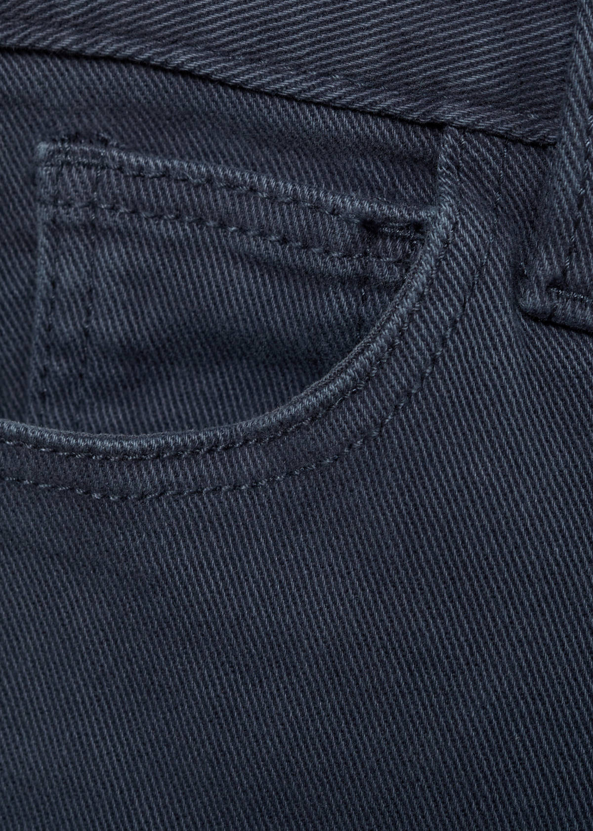 Straight trousers — Navy