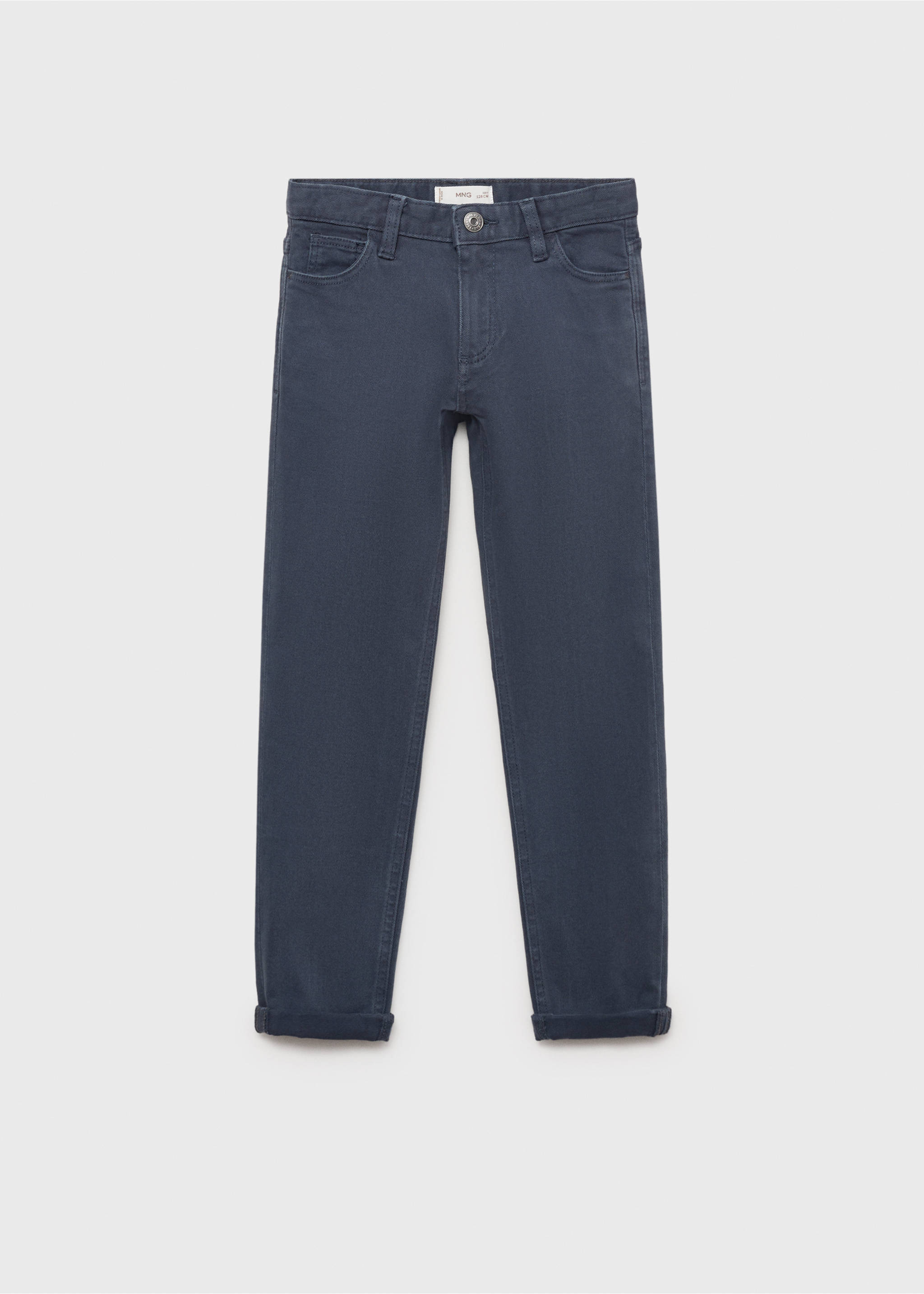 Straight trousers - Article without model, Navy. Ref: 17072896-00.