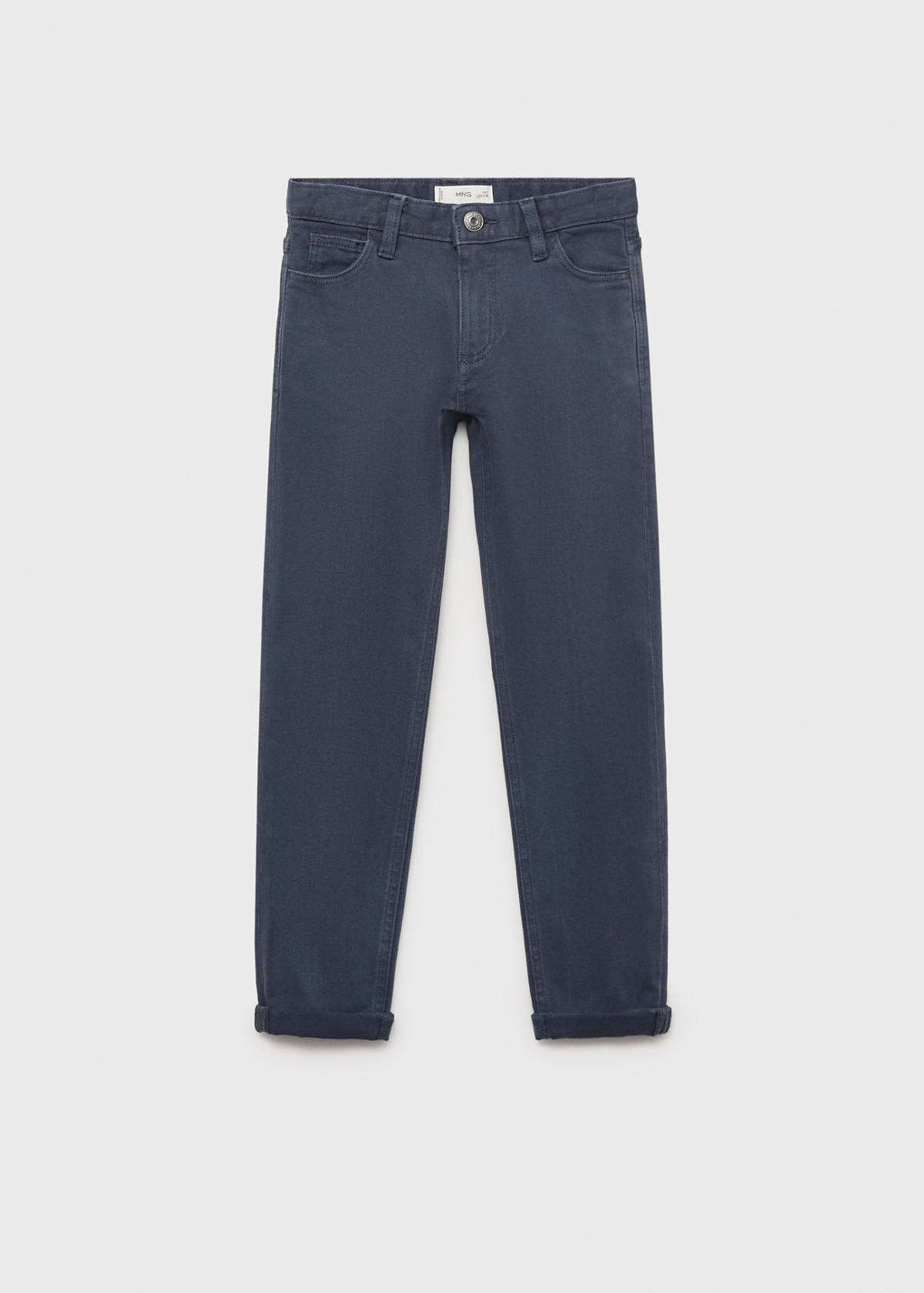 Straight trousers — Navy