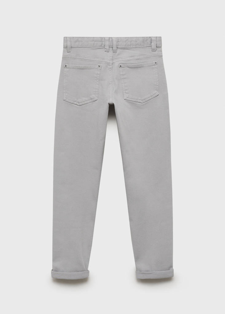 Straight trousers — Light/Pastel Grey