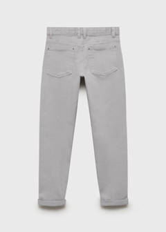 Straight trousers — Light/Pastel Grey 5