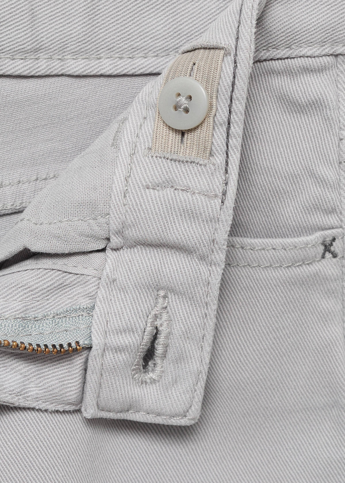 Straight trousers — Light/Pastel Grey