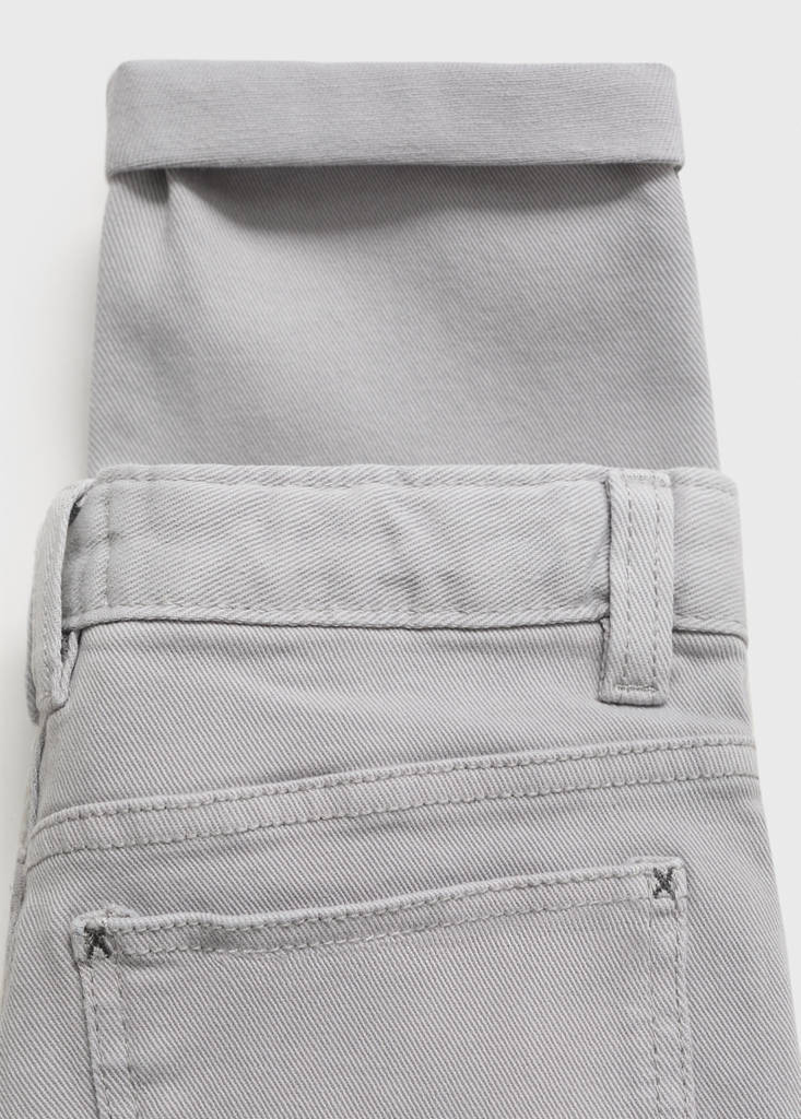 Straight trousers — Light/Pastel Grey