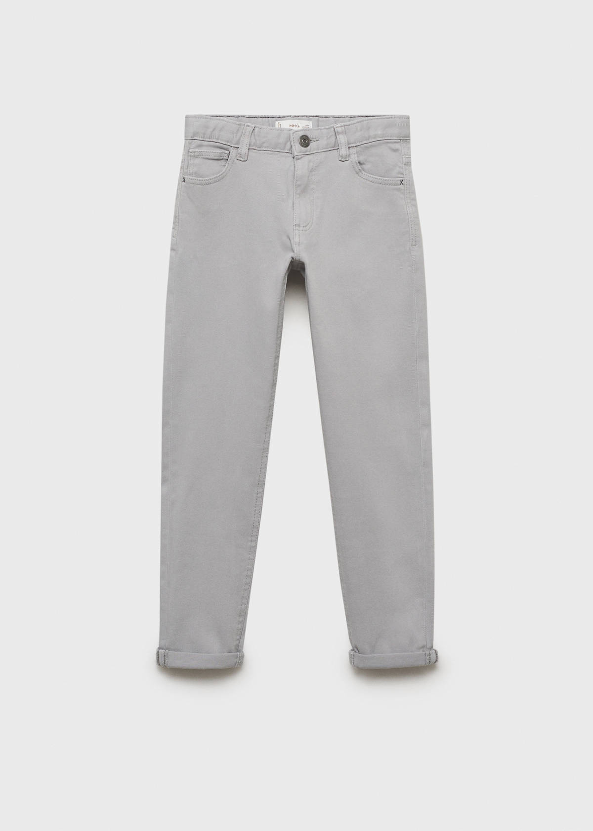 Straight trousers — Light/Pastel Grey