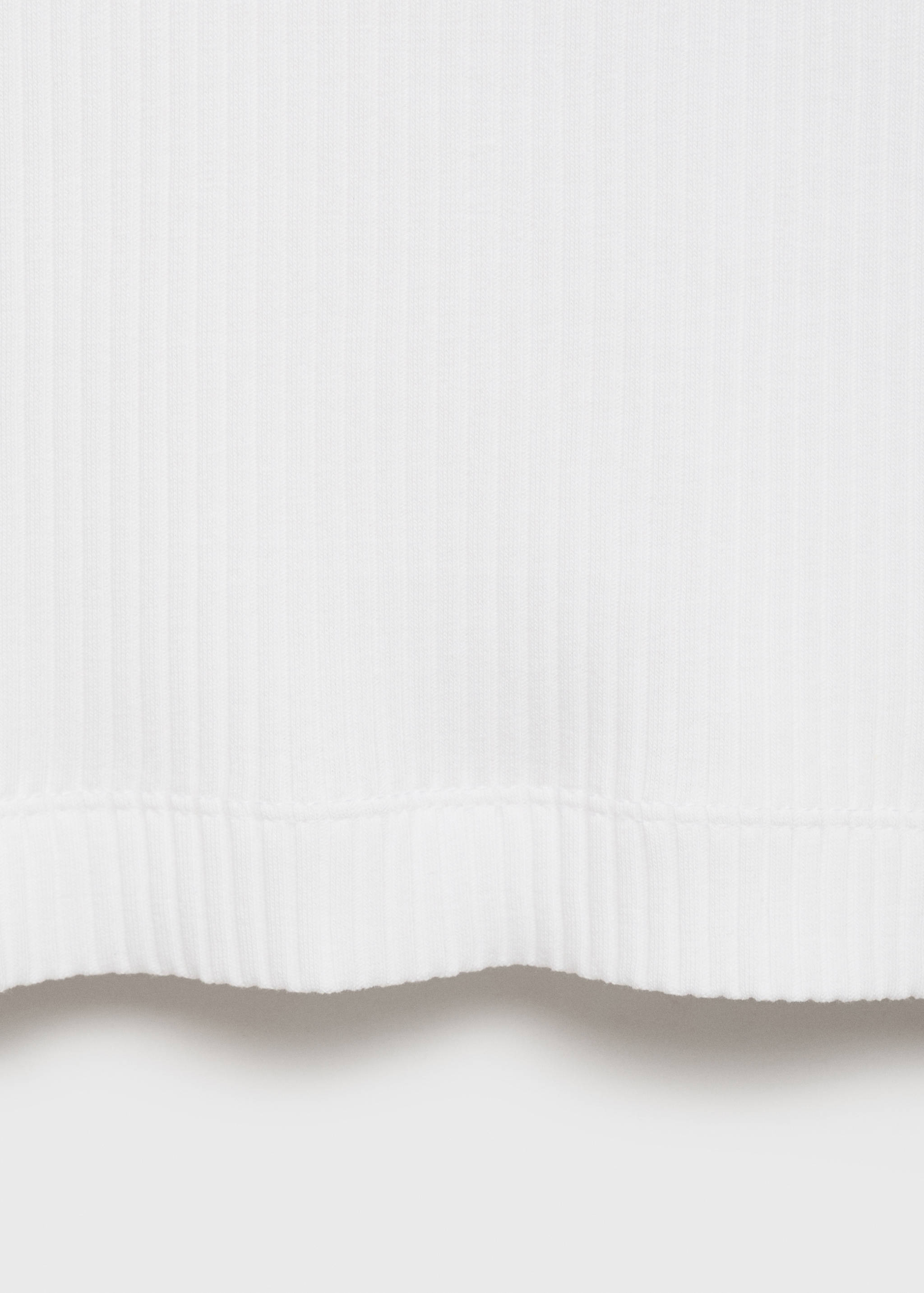 Slim-fit ribbed tank top - Details of the article 0