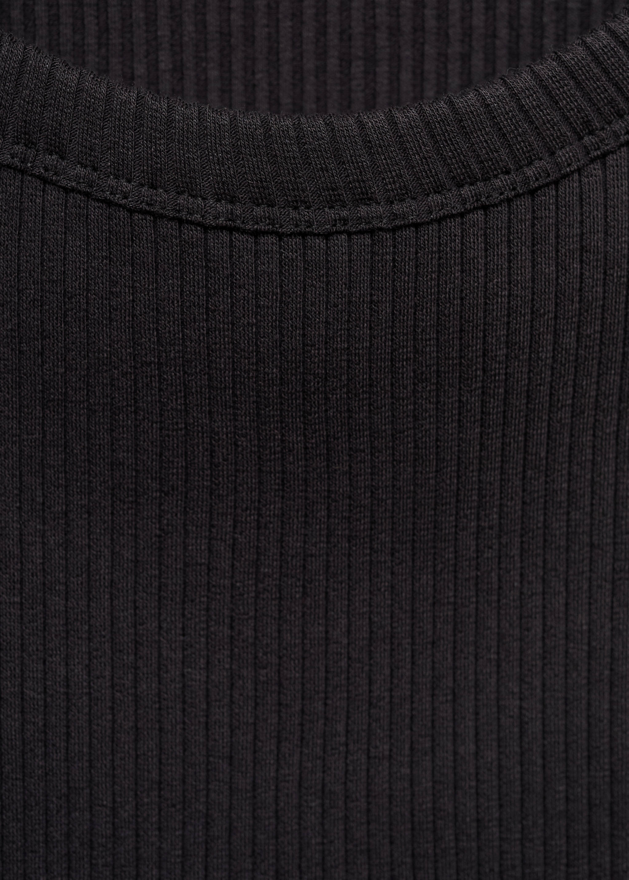 Slim-fit ribbed tank top - Details of the article 8