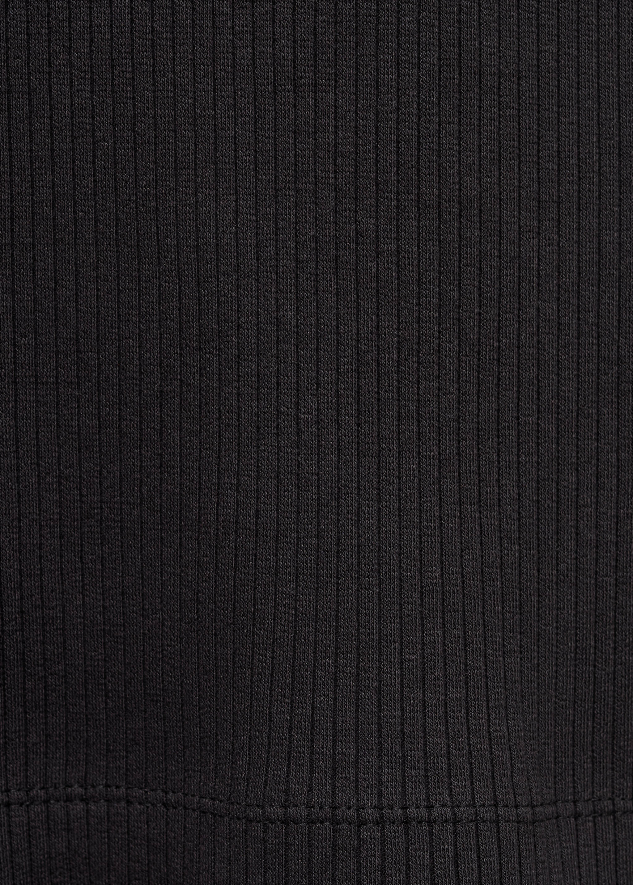 Slim-fit ribbed tank top - Details of the article 0