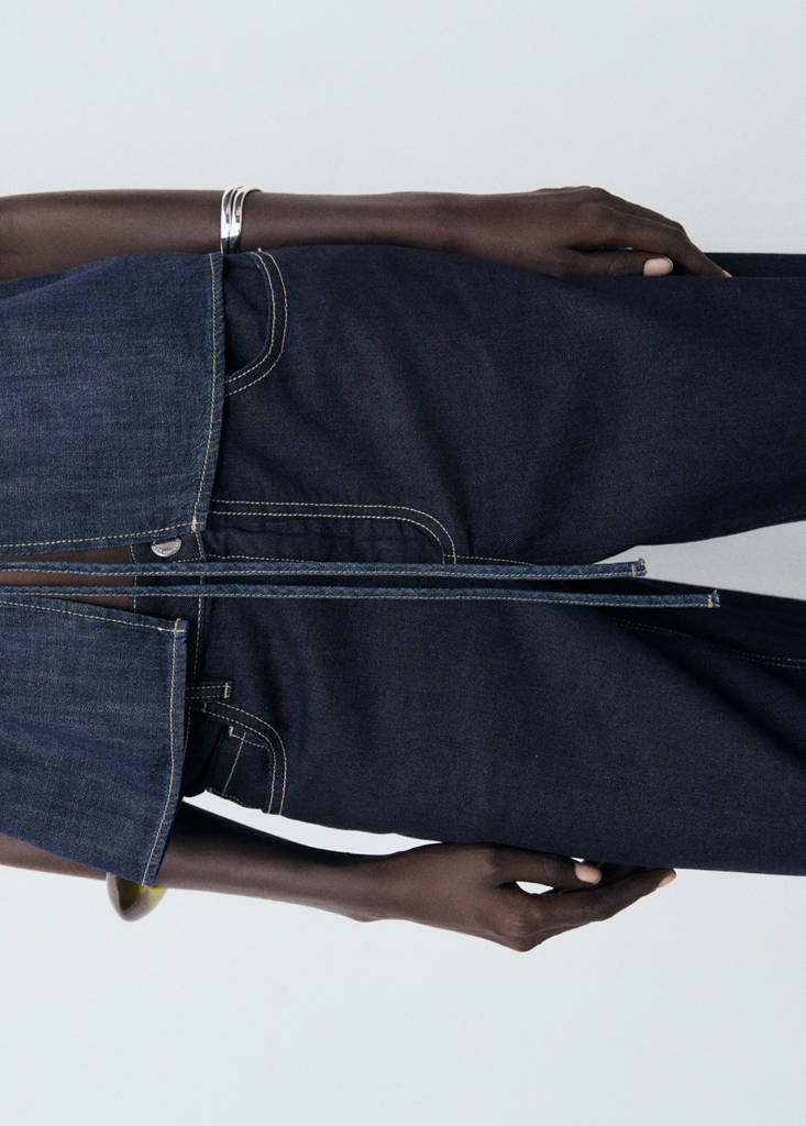 Low-rise wideleg jeans — Open Blue