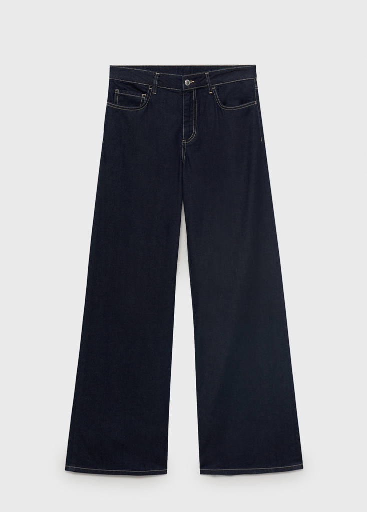 Low-rise wideleg jeans — Open Blue