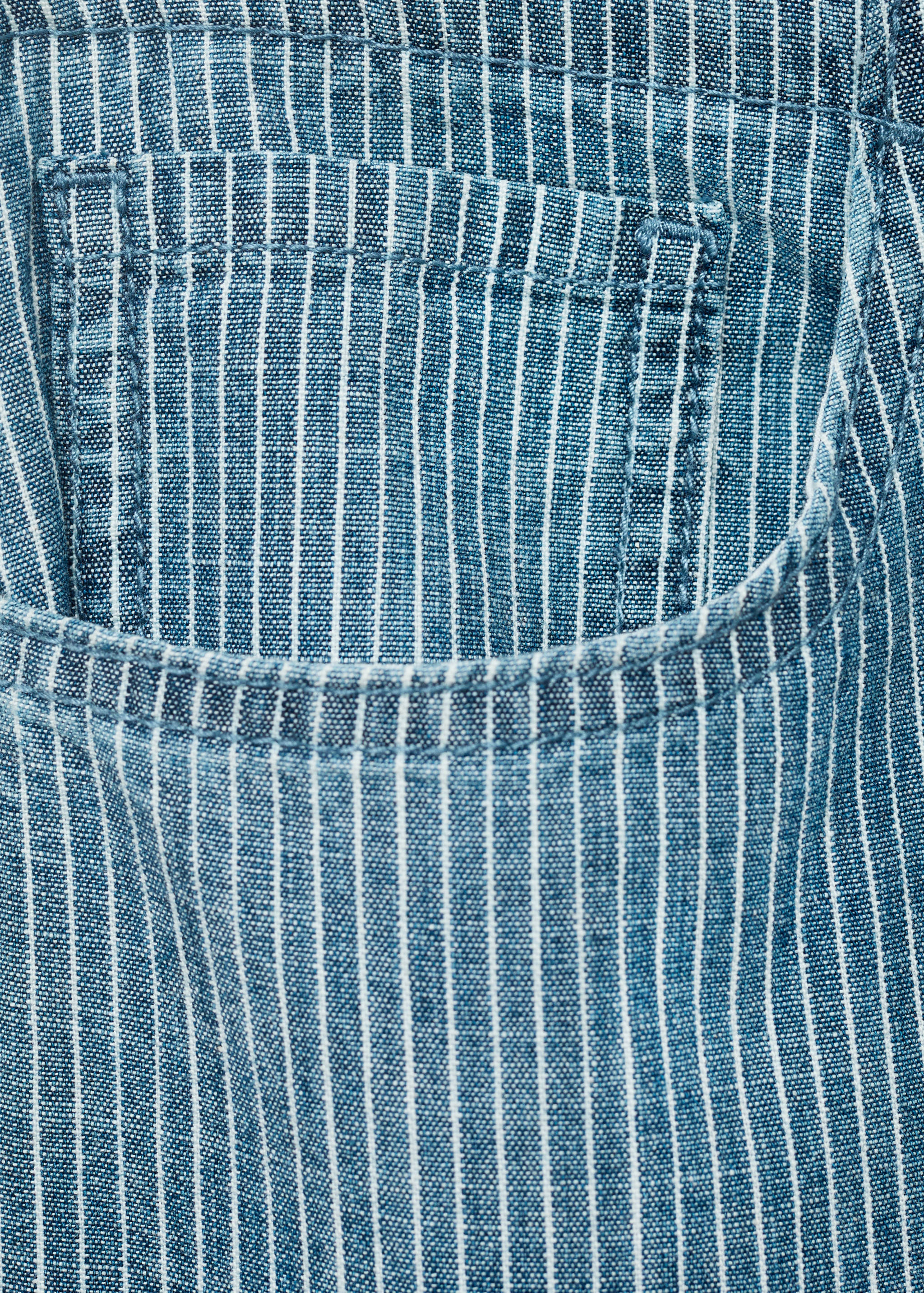 Wide leg denimbyxor med skärp - Detaljer om artikeln 0