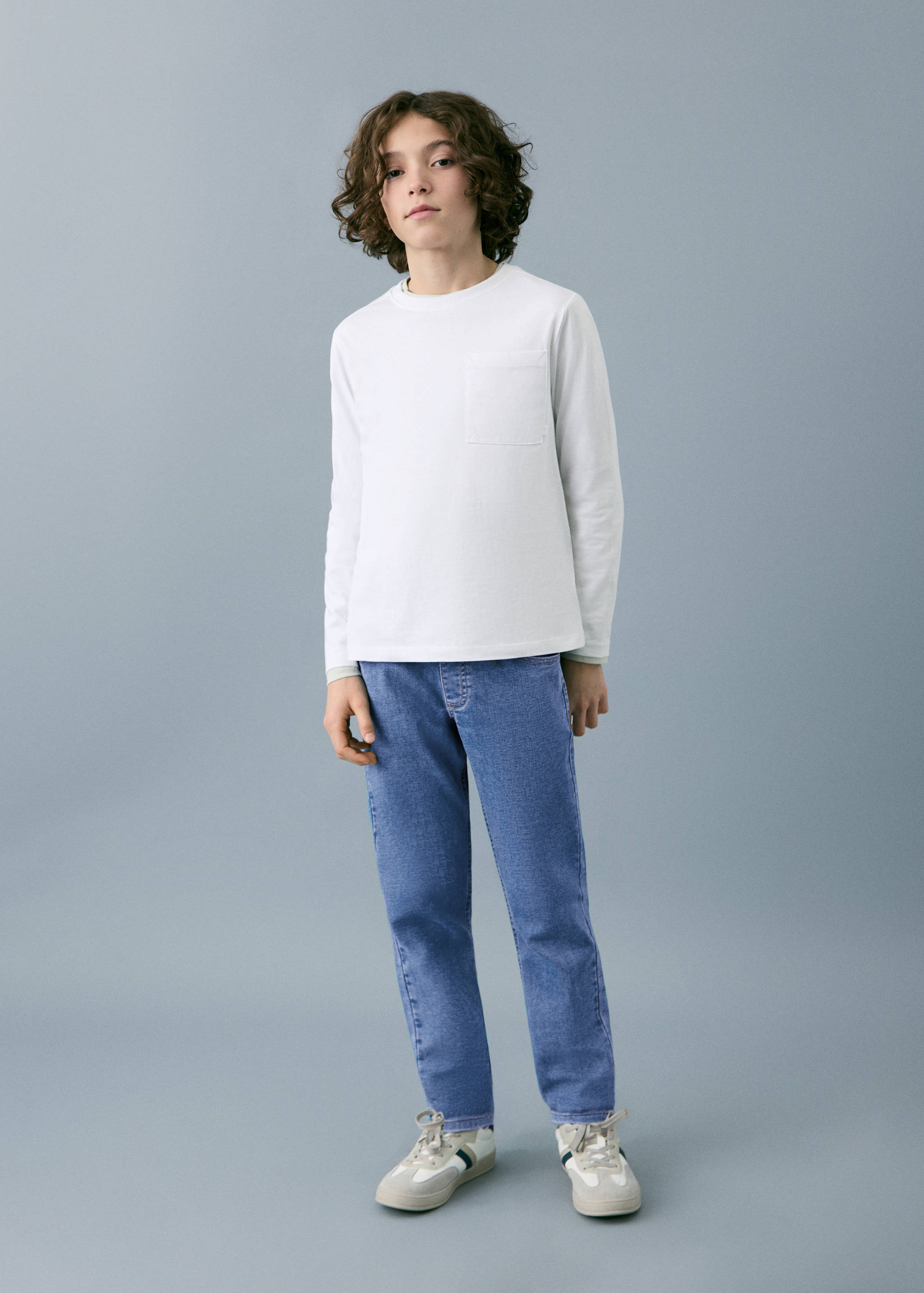 Long-sleeved t-shirt with pocket - General plane