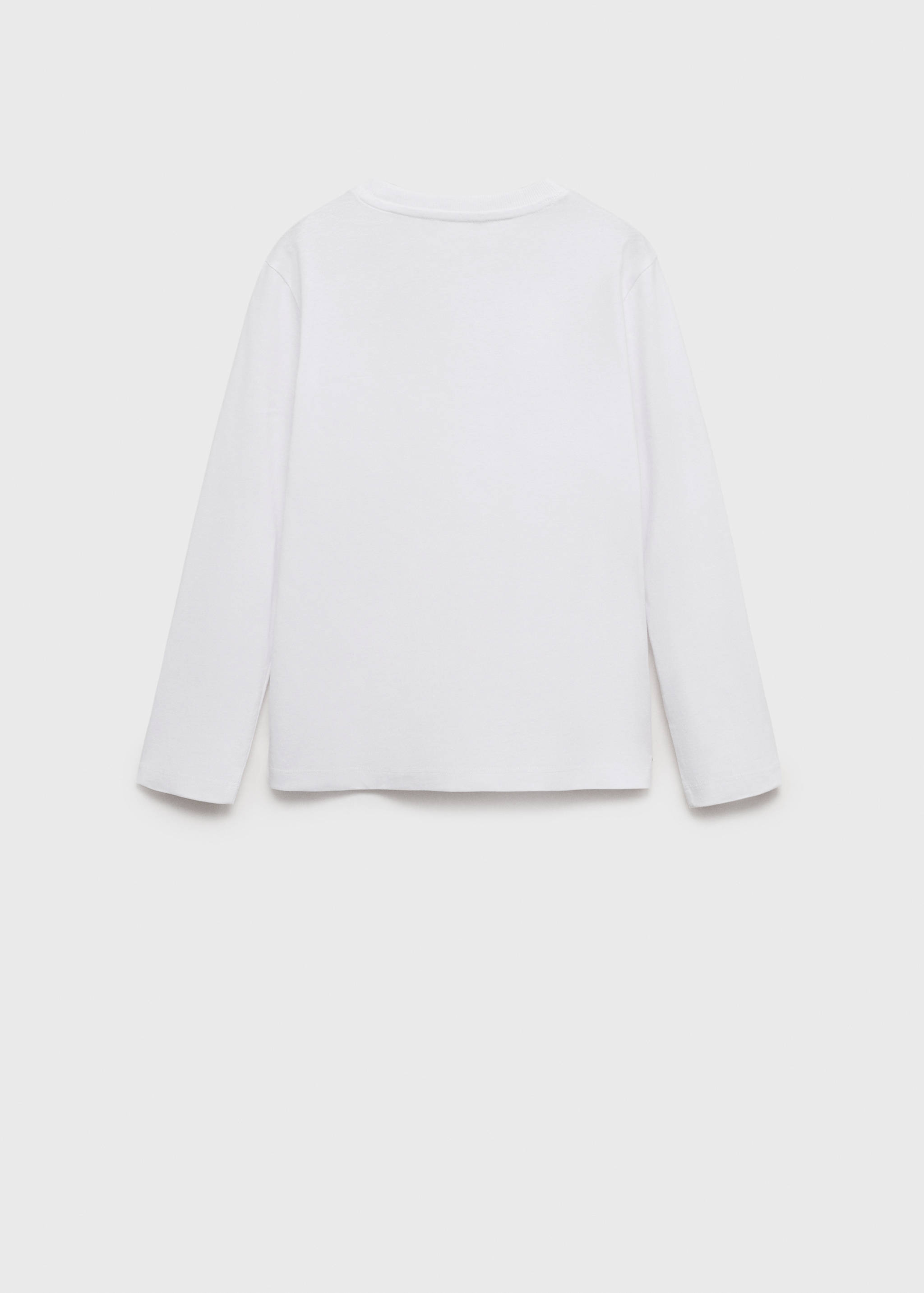 Long-sleeved t-shirt with pocket - Reverse of the article