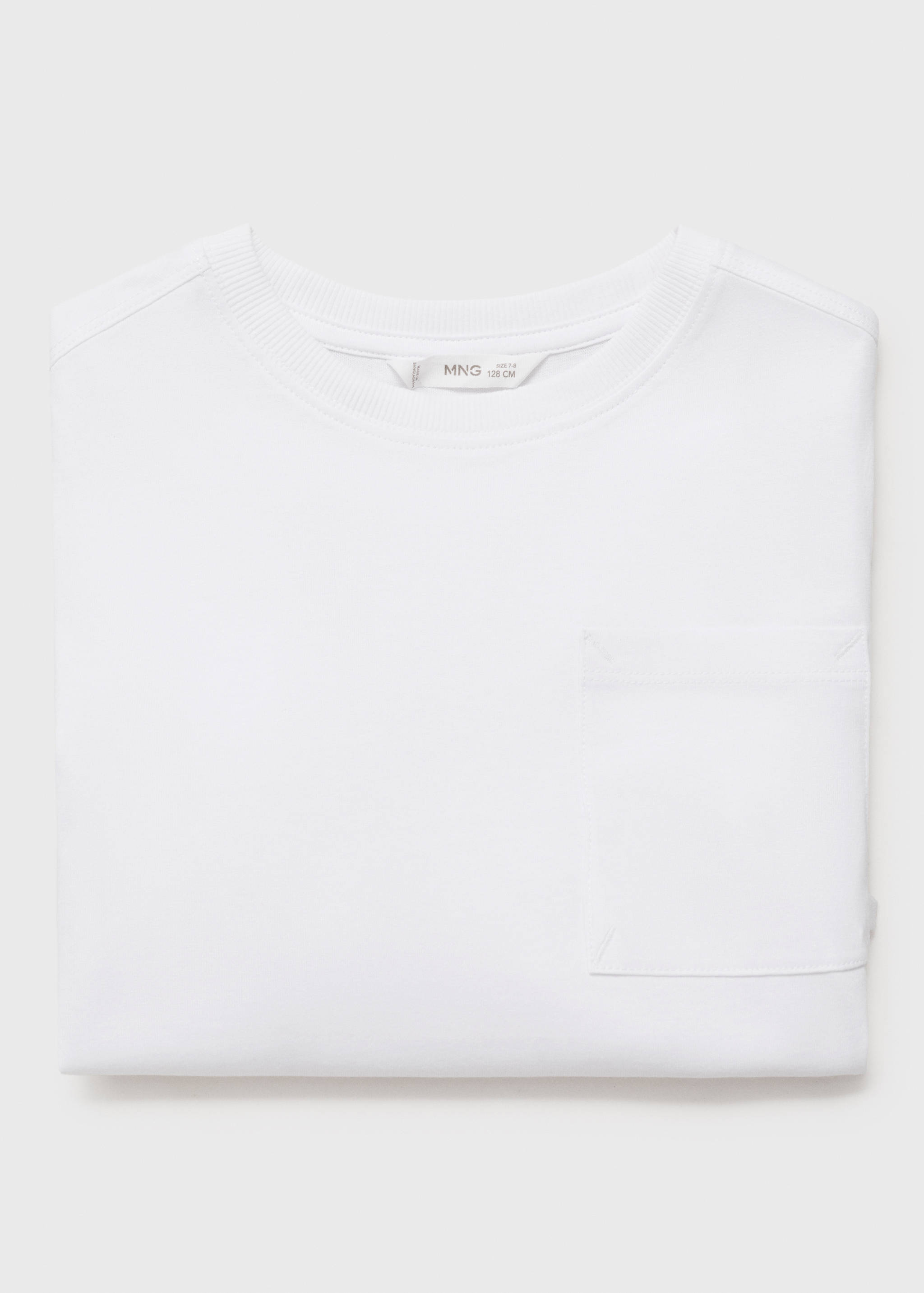 Long-sleeved t-shirt with pocket - Details of the article 8