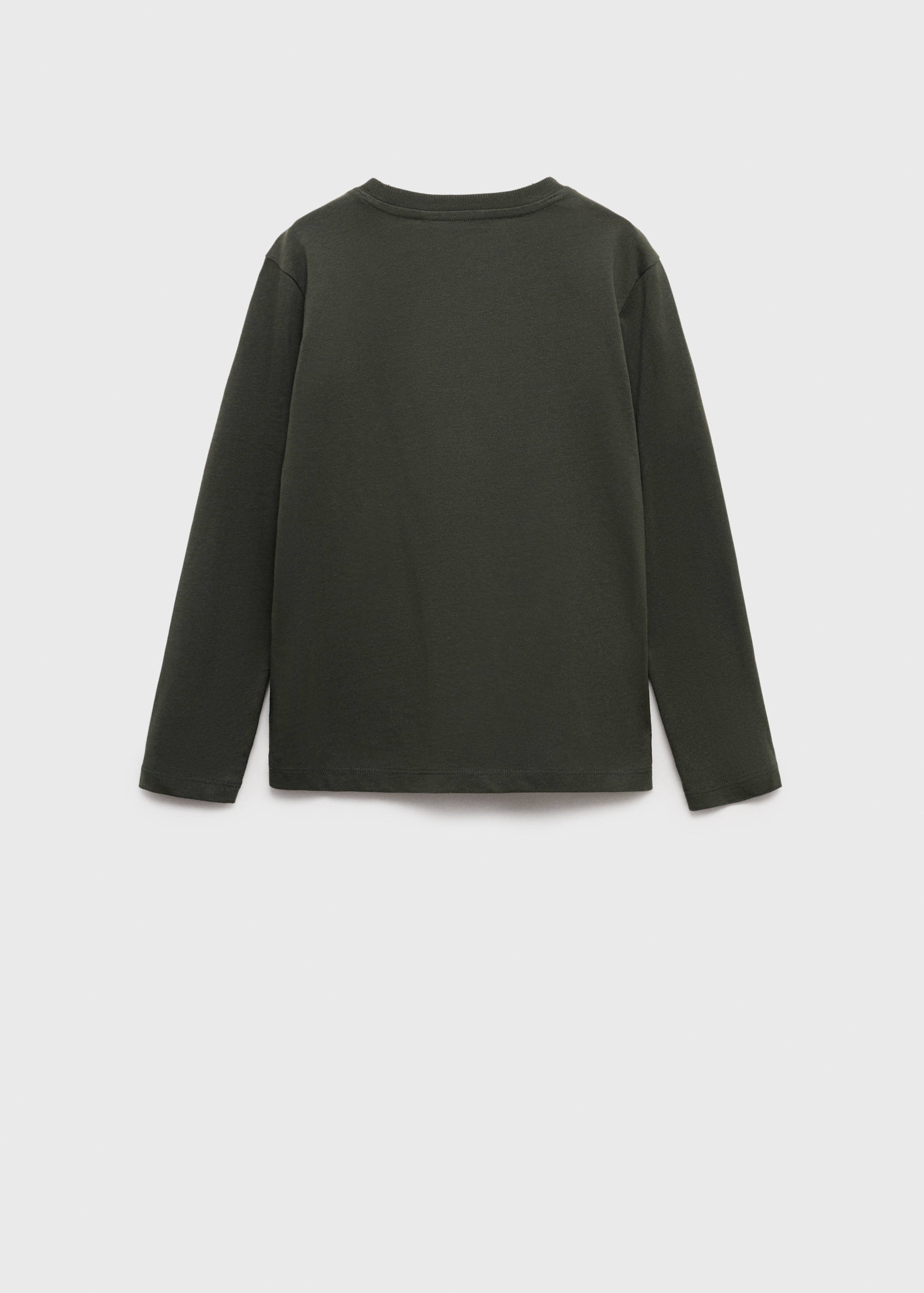 Long-sleeved t-shirt with pocket - Reverse of the article