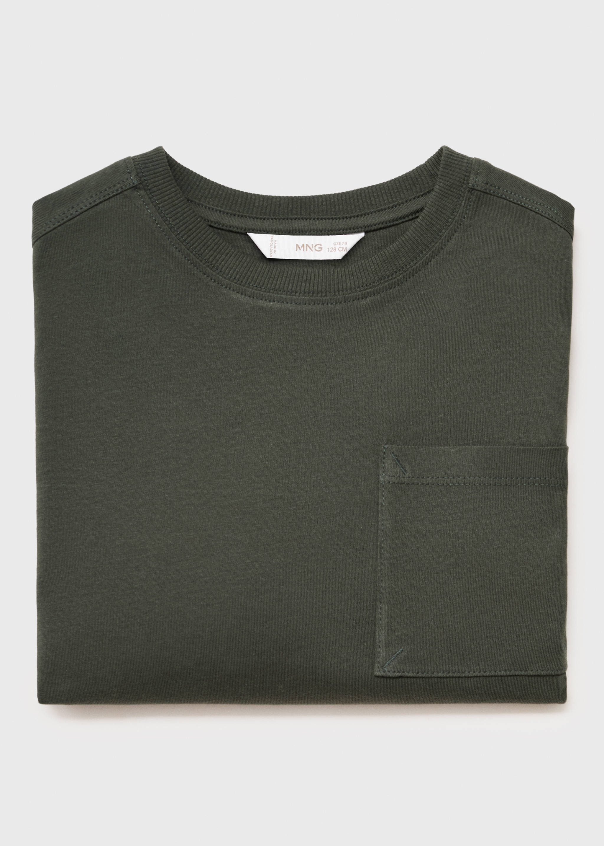 Long-sleeved t-shirt with pocket - Details of the article 8