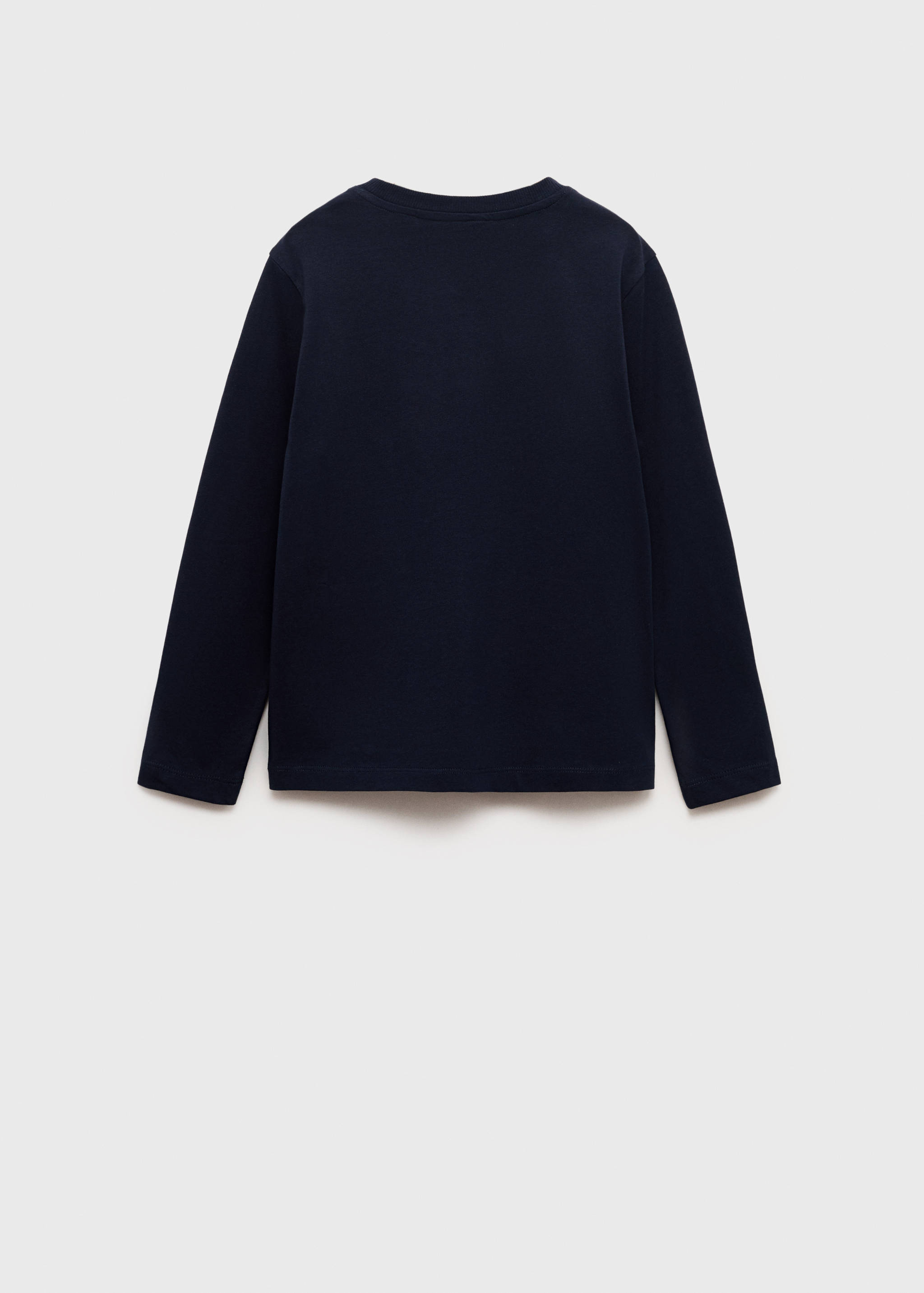 Long-sleeved t-shirt with pocket - Reverse of the article