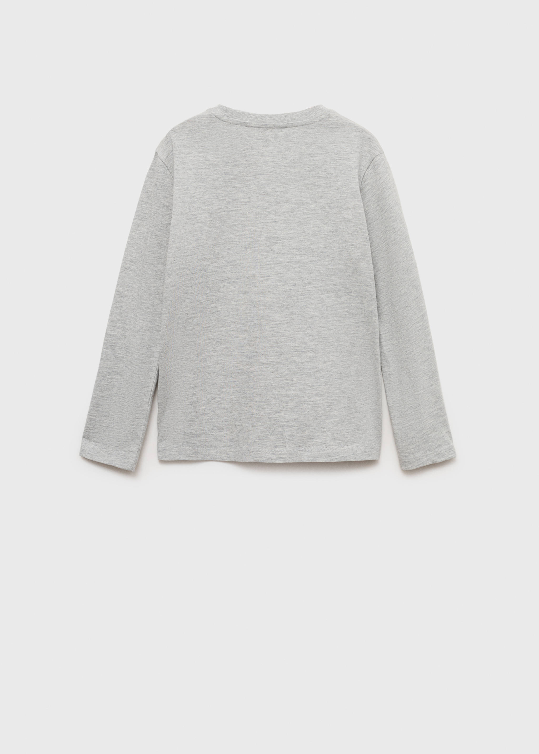 Long-sleeved t-shirt with pocket - Reverse of the article