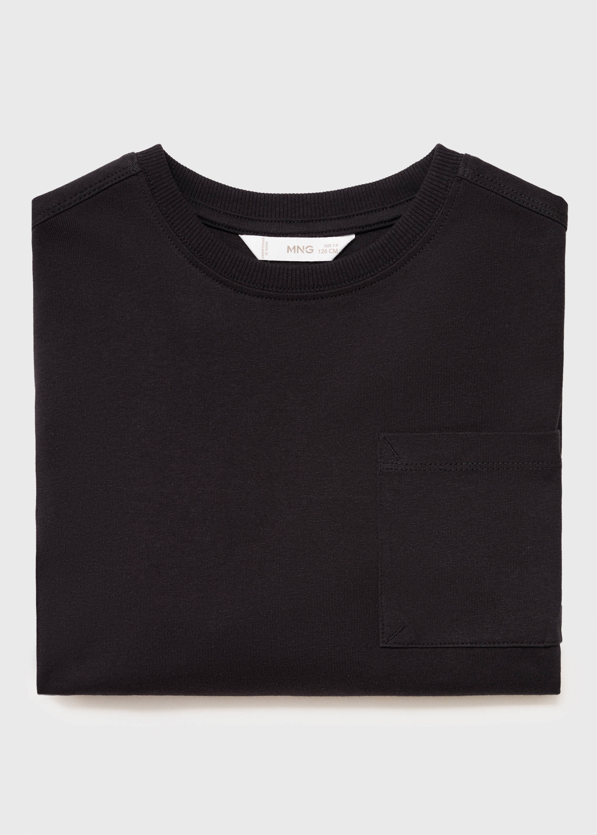 Long-sleeved t-shirt with pocket - Details of the article 8