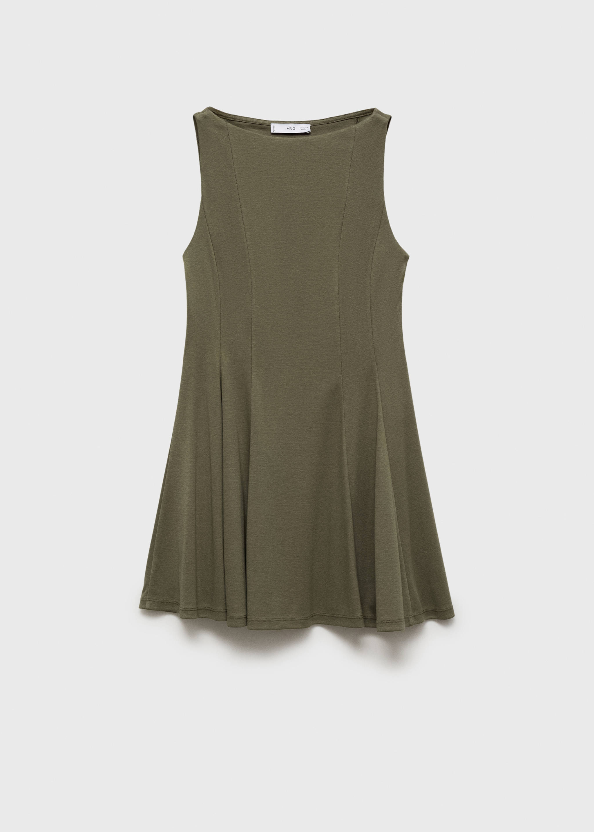Pleated A-line dress - Article without model