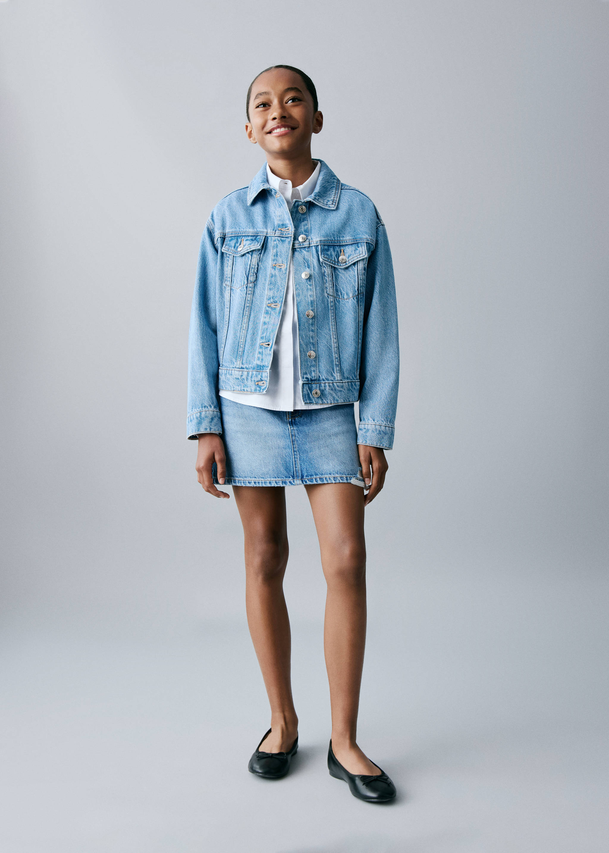 Basic denim jacket - General plane