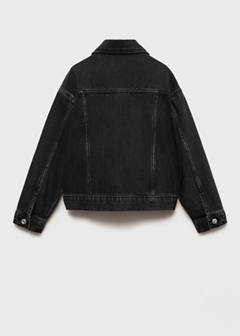 Basic denim jacket — Black denim 6
