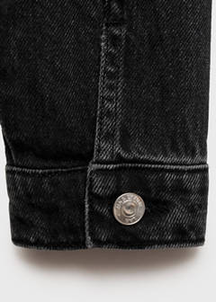 Basic denim jacket — Black denim 5