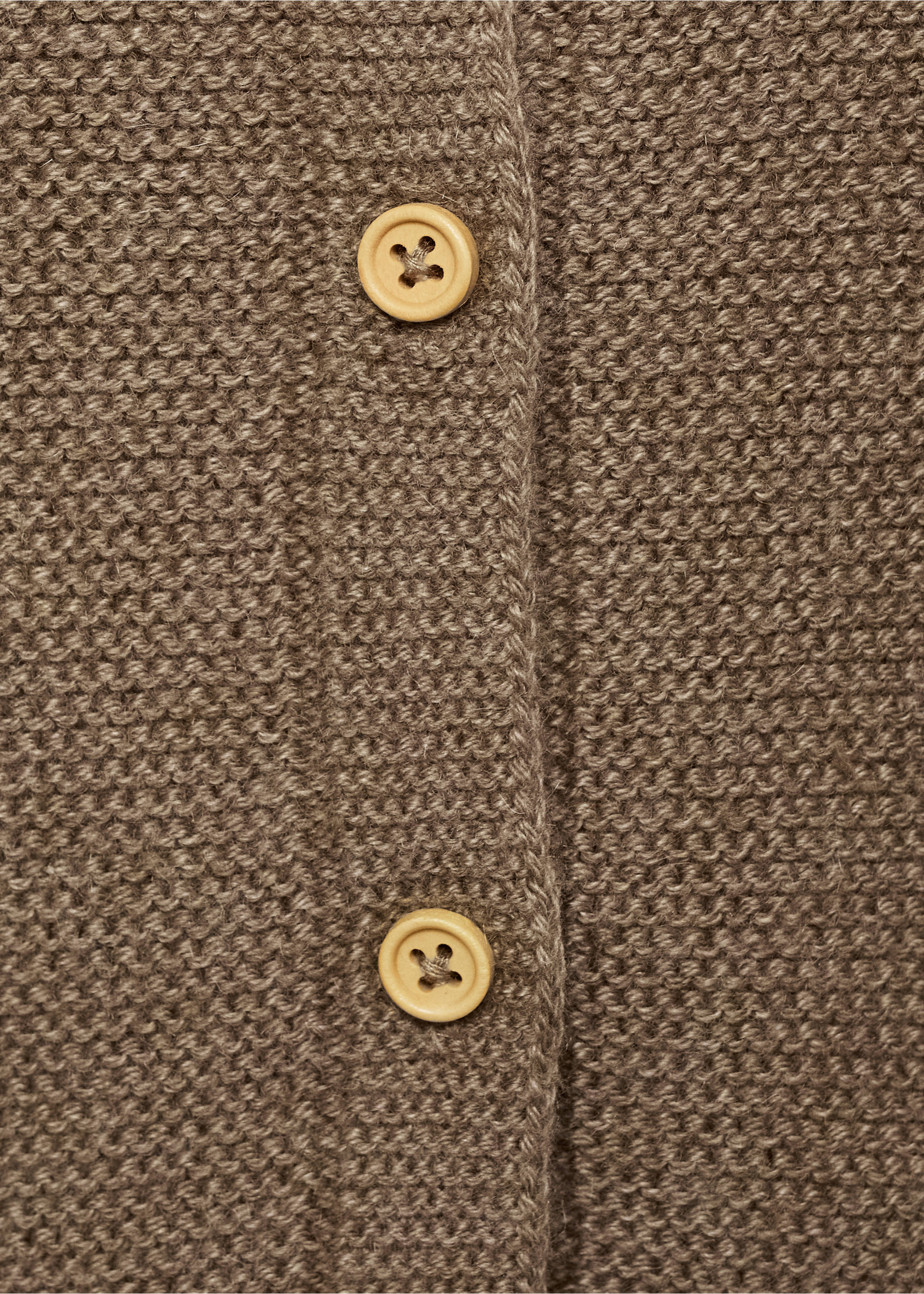 Cárdigan punto botones - Detalle del artículo 8, Marrón medio. Ref: 17072914-00.