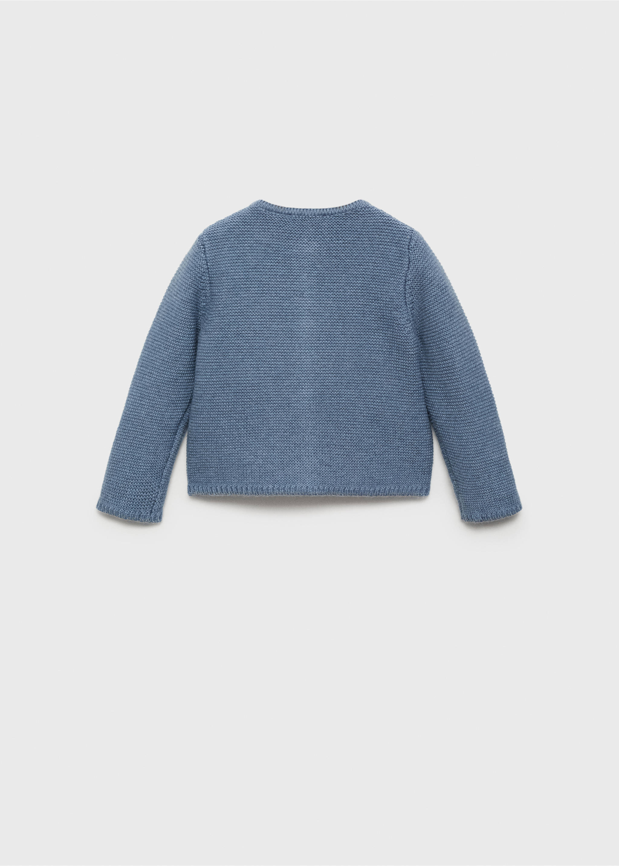 Cárdigan punto botones - Reverso del artículo, Azul. Ref: 17072914-00.