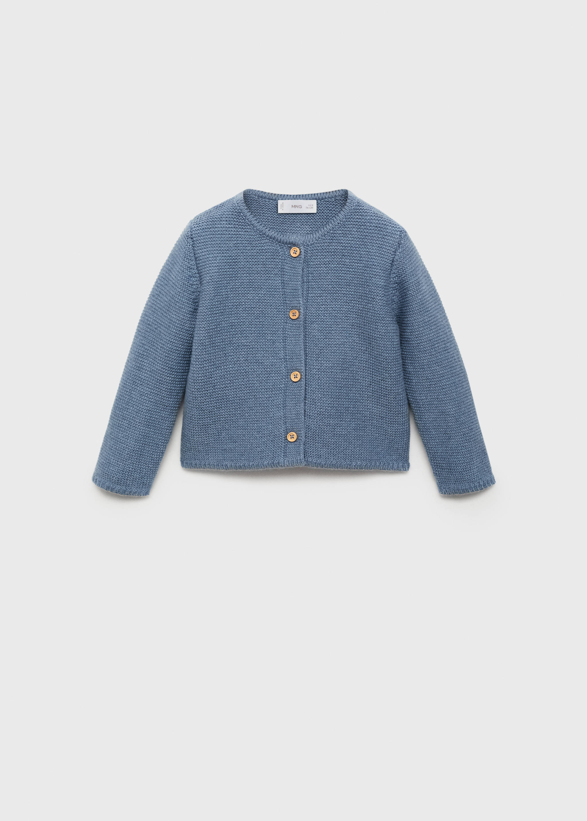 Knitted button cardigan - Article without model