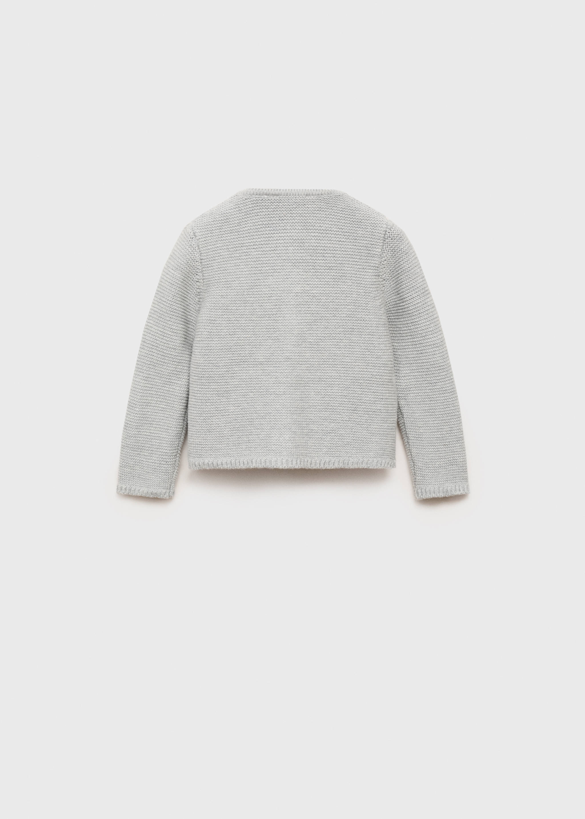 Cárdigan punto botones - Reverso del artículo