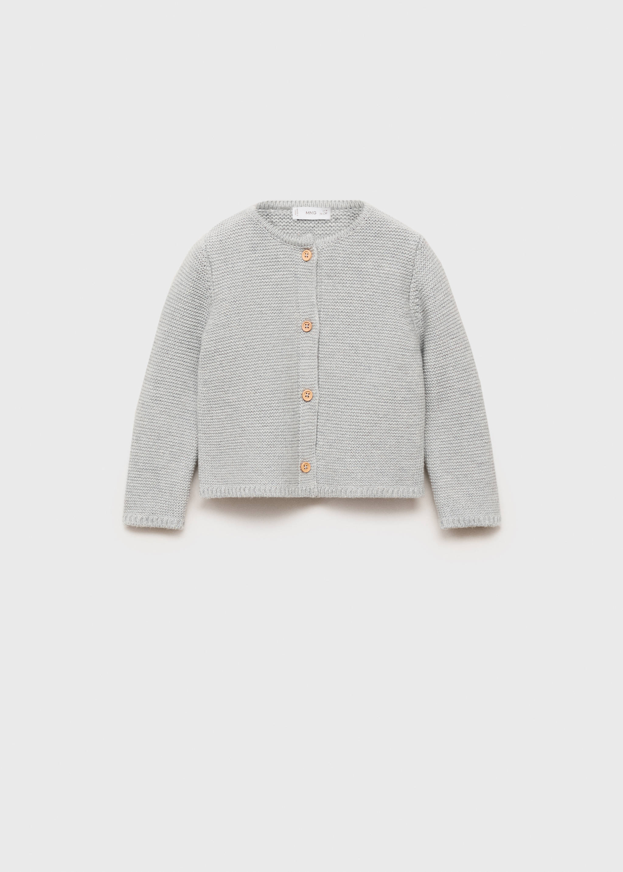 Knitted button cardigan - Article without model