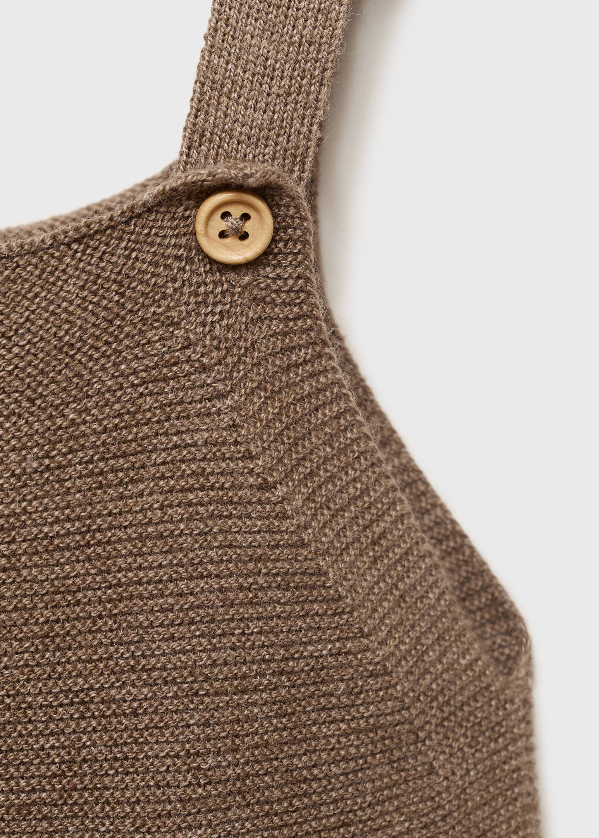 Long knitted dungarees - Details of the article 8