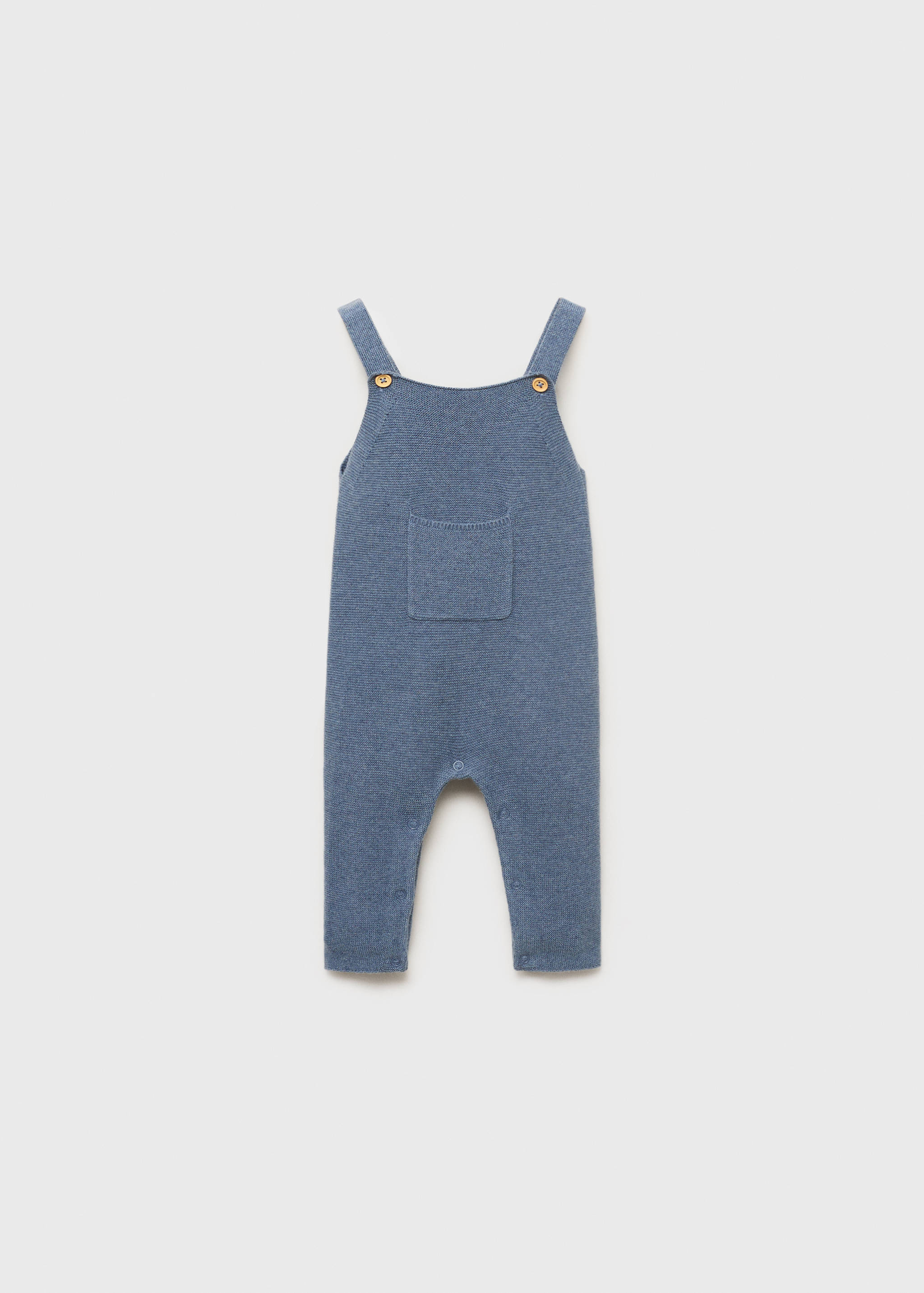 Long knitted dungarees - Article without model