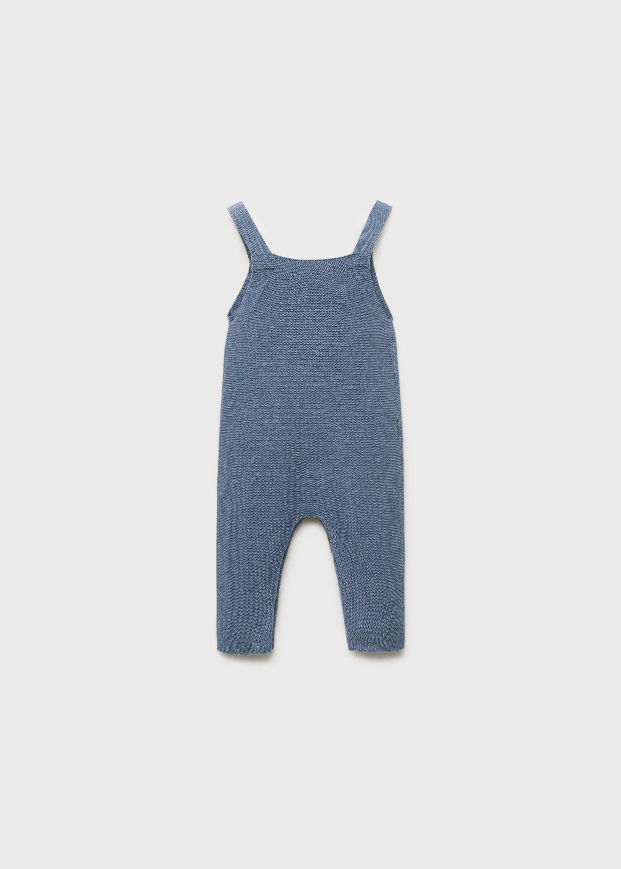 Long knitted dungarees - Reverse of the article
