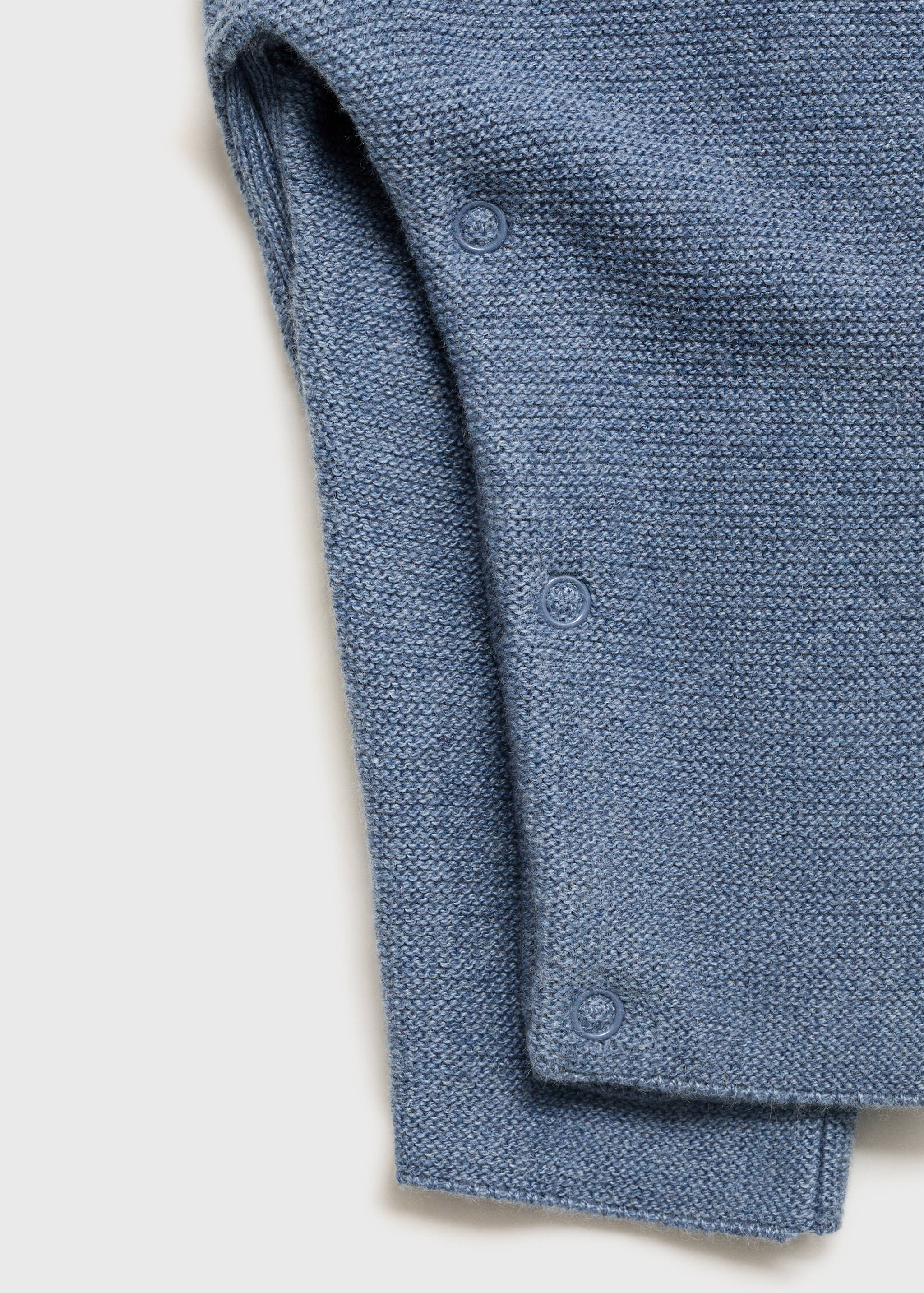 Long knitted dungarees - Details of the article 0