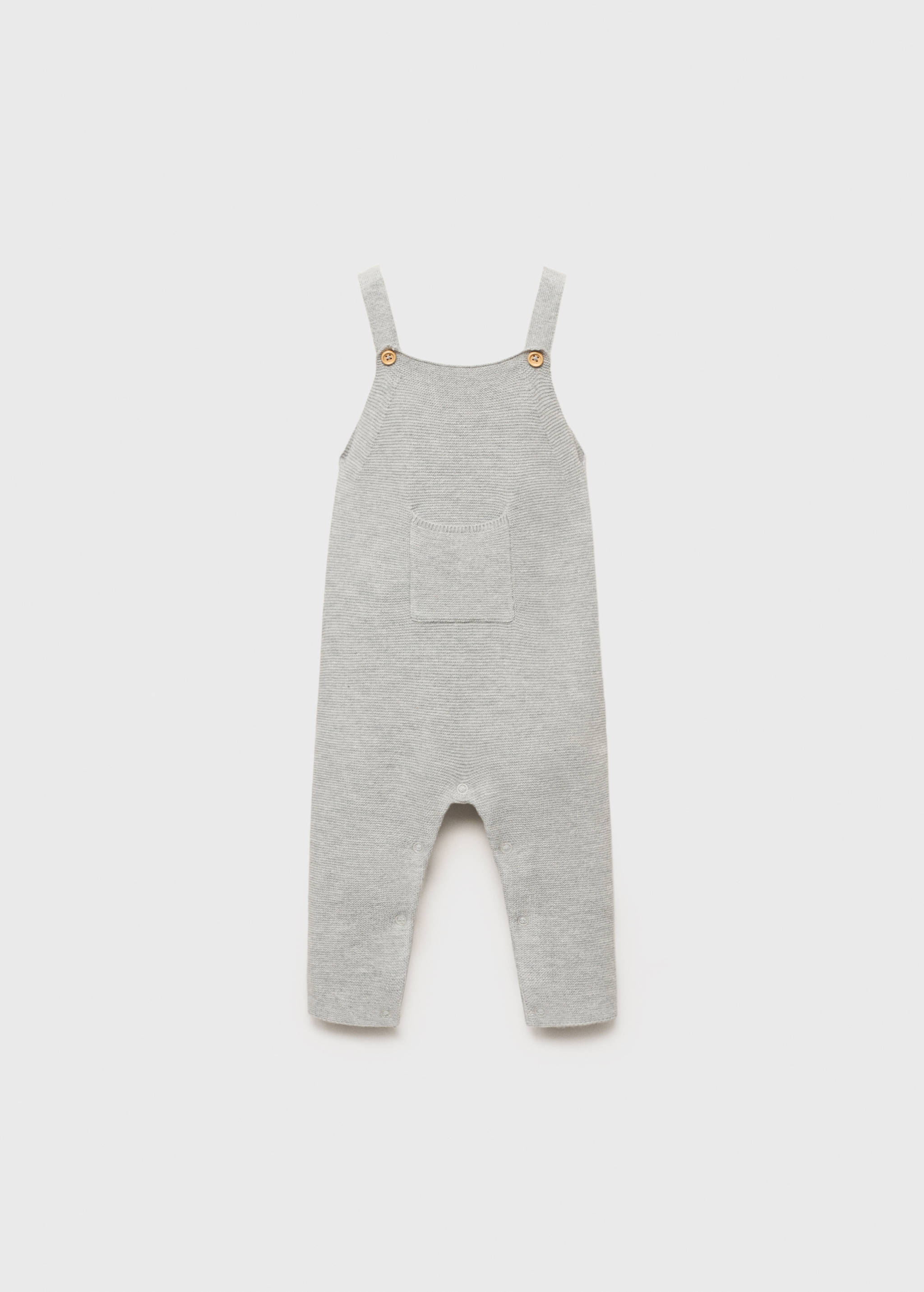 Long knitted dungarees - Article without model