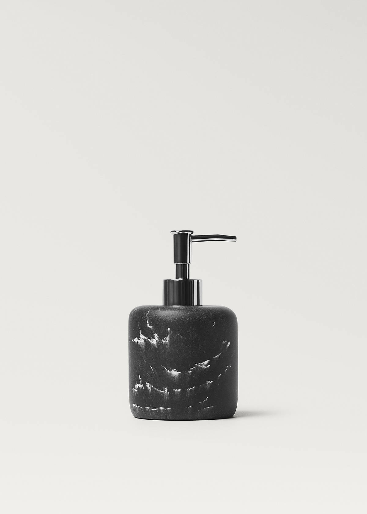 Marble-effect dispenser — Black