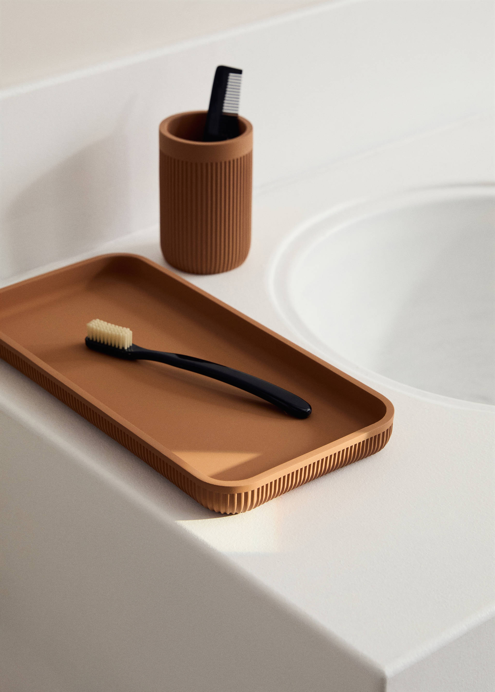 Plateau salle de bains résine - Plan général