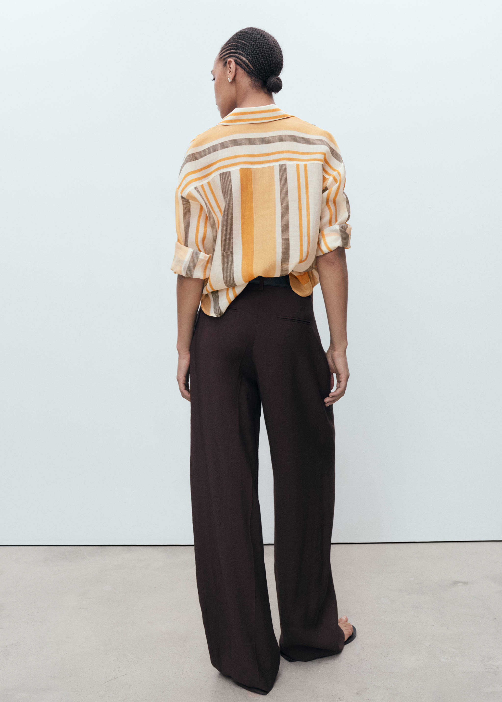 Lyocell-Streifenhemd - Rückseite des Artikels