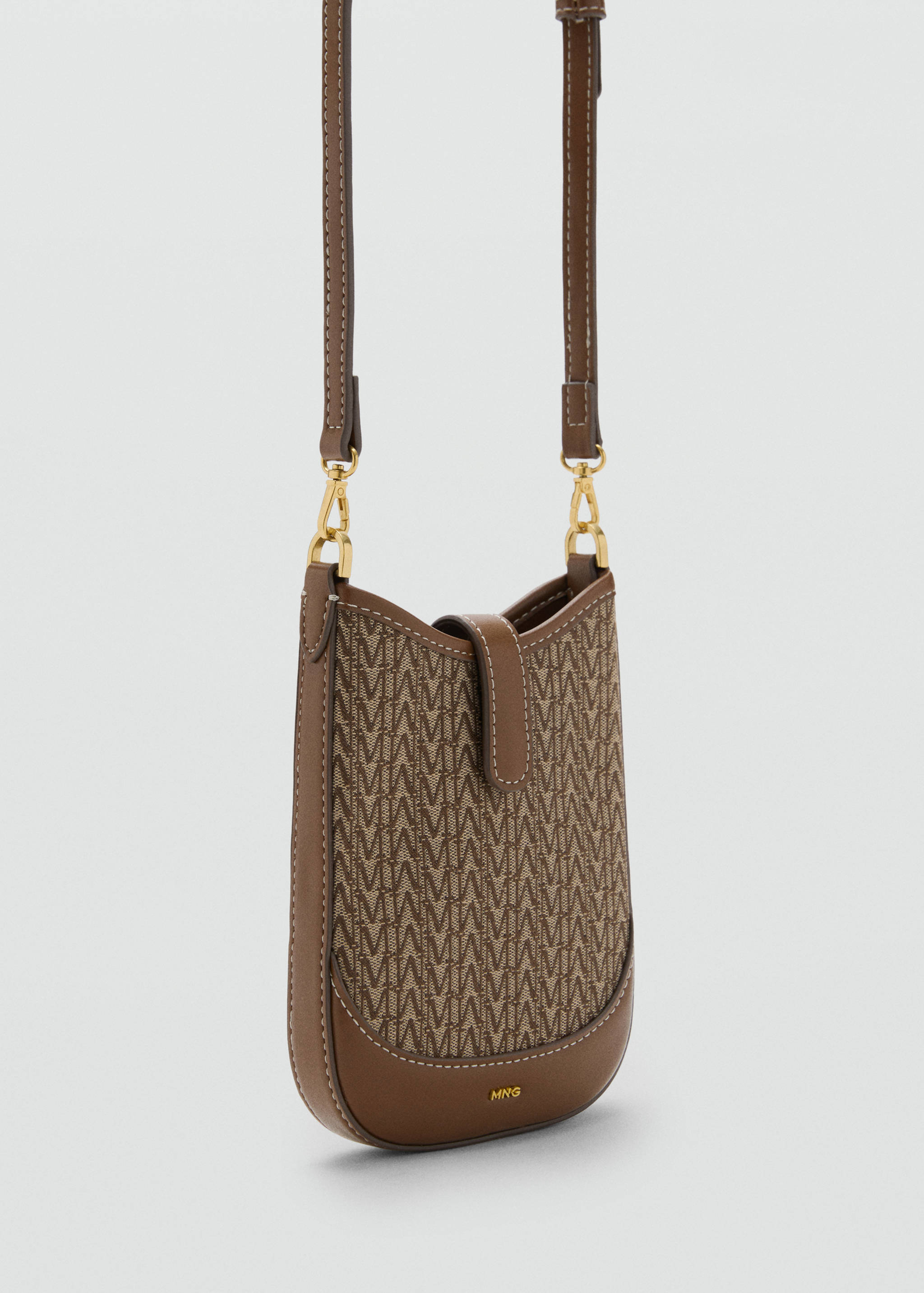 Housse téléphone portable logo jacquard - Plan moyen