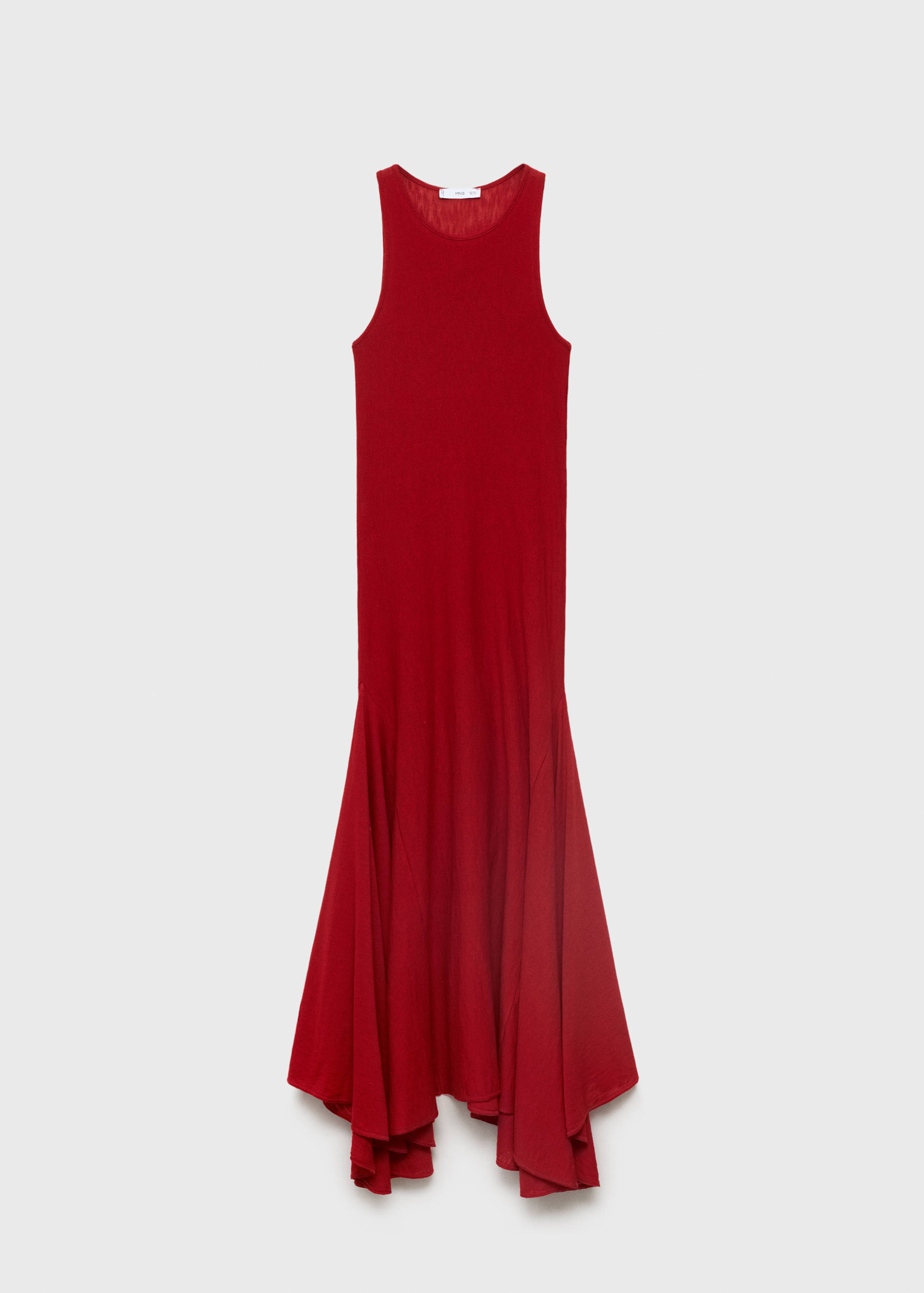 Robe en maille bas asymétrique - Article sans modèle