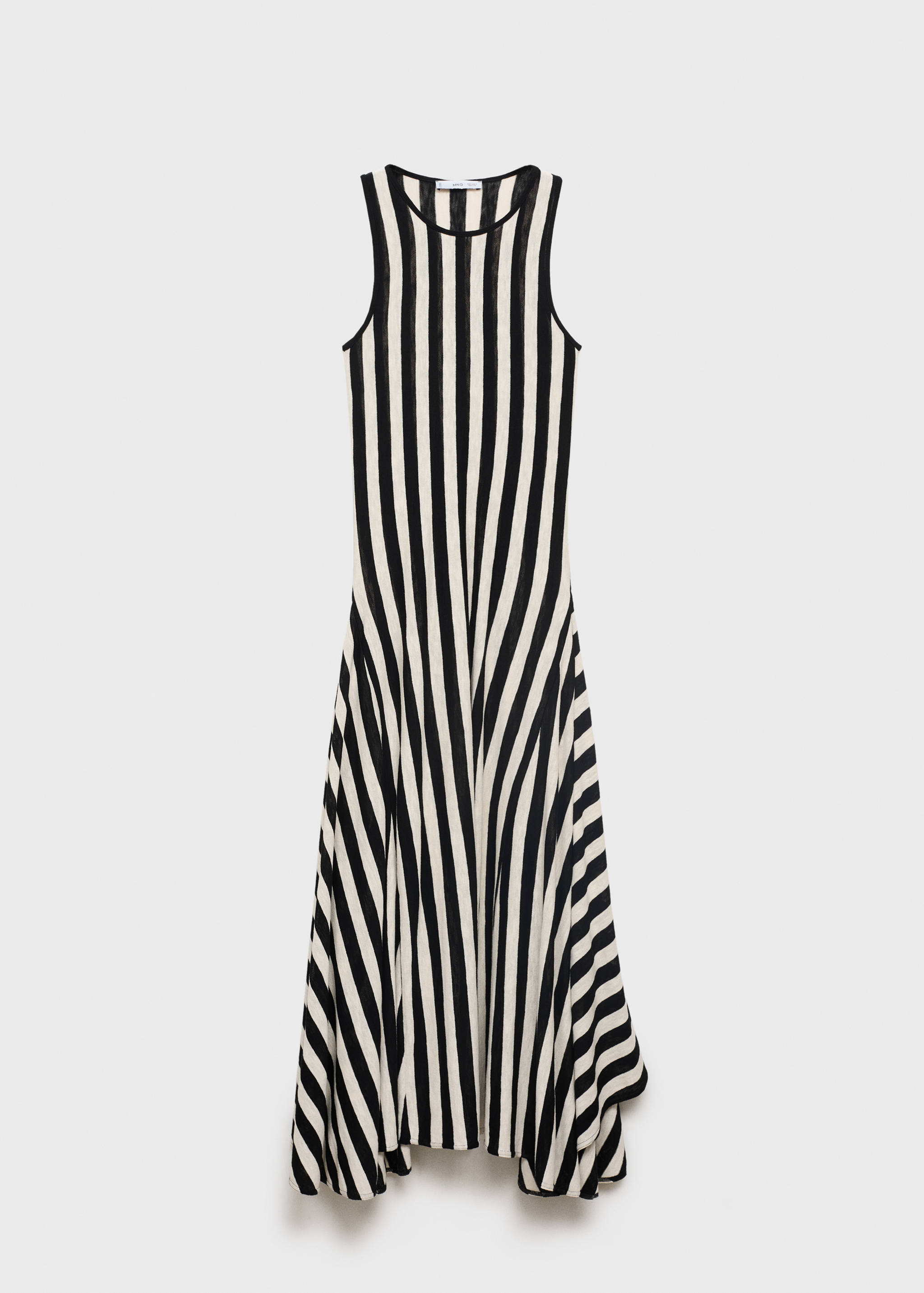 Robe en maille bas asymétrique - Article sans modèle