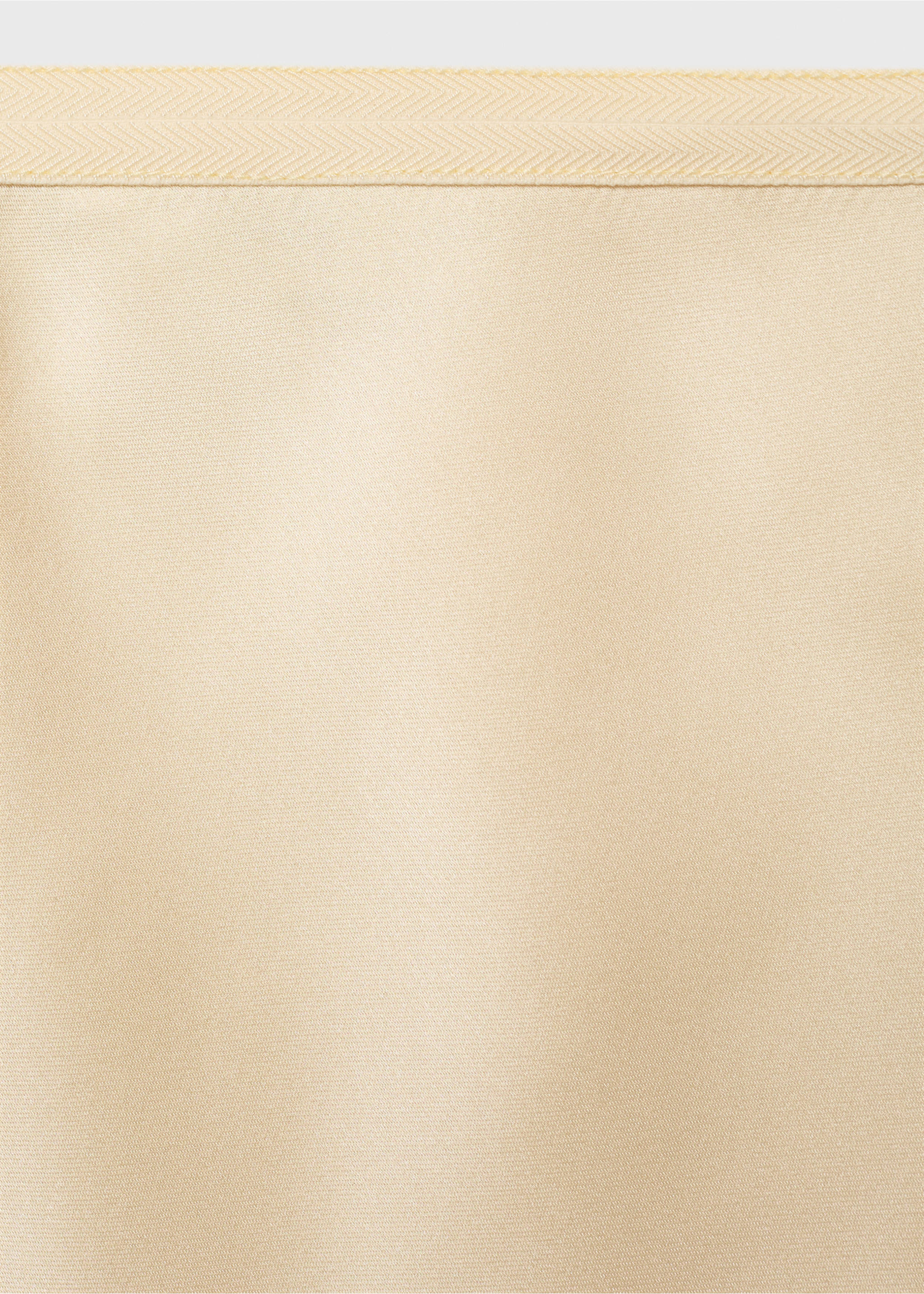 Falda midi satinada - Detalle del artículo 0, Amarillo pastel. Ref: 17072928-00.