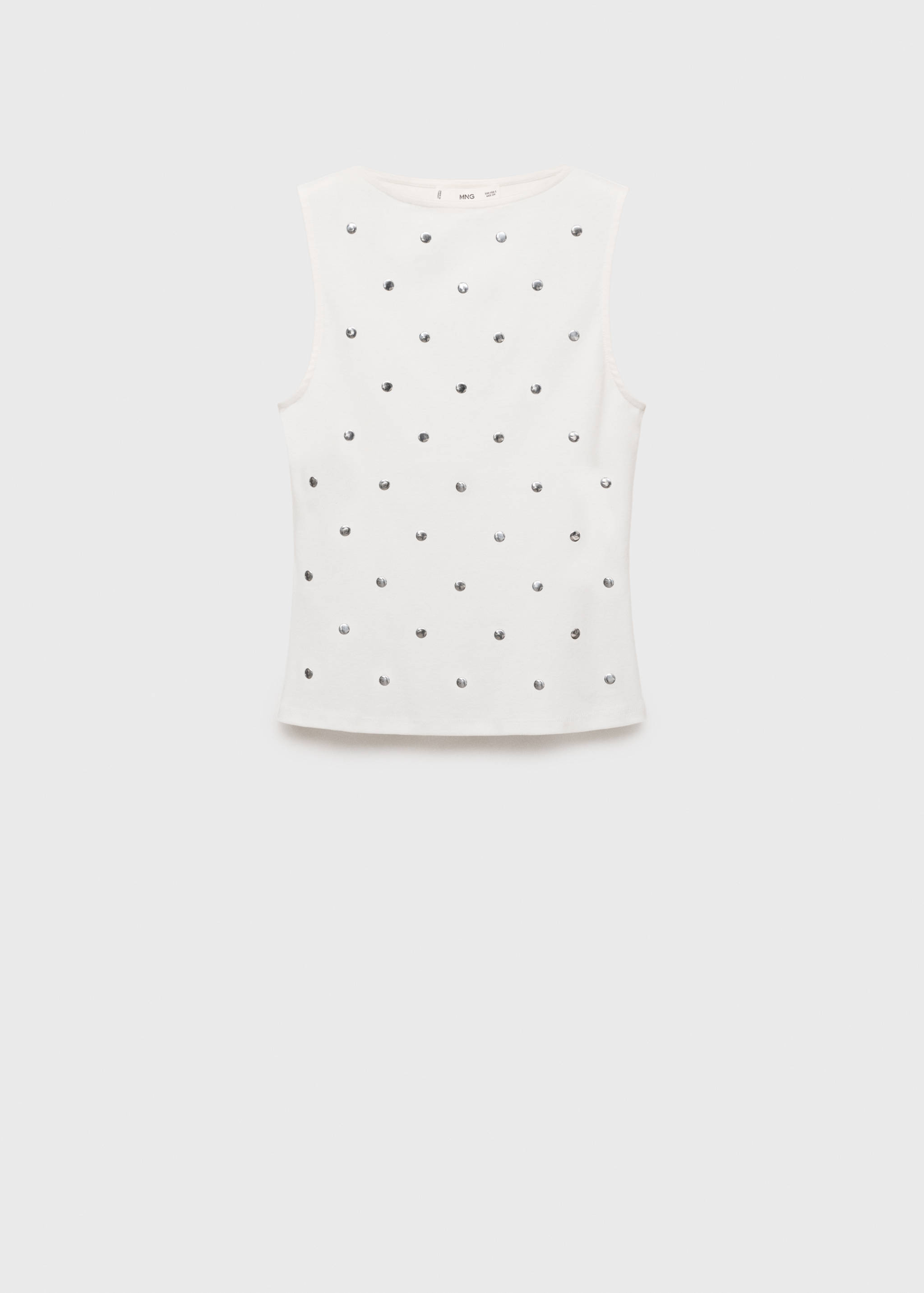 Cotton studded top - Article without model