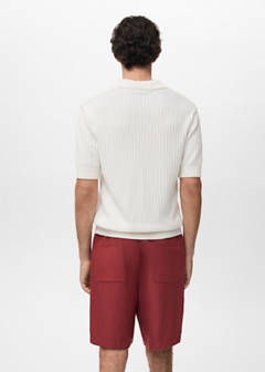 100% cotton knitted polo structure — Off White 3