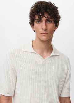 100% cotton knitted polo structure — Off White 4