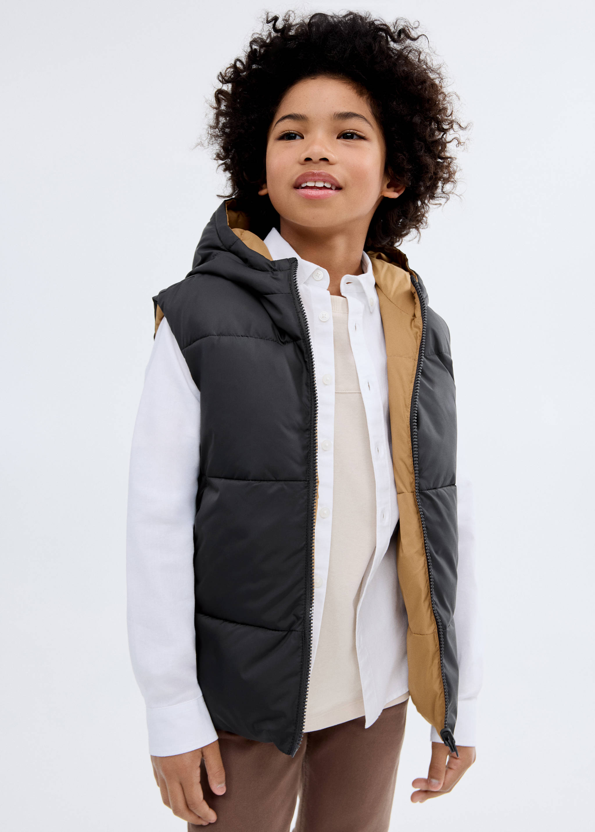 Waterproof reversible gilet - Medium plane