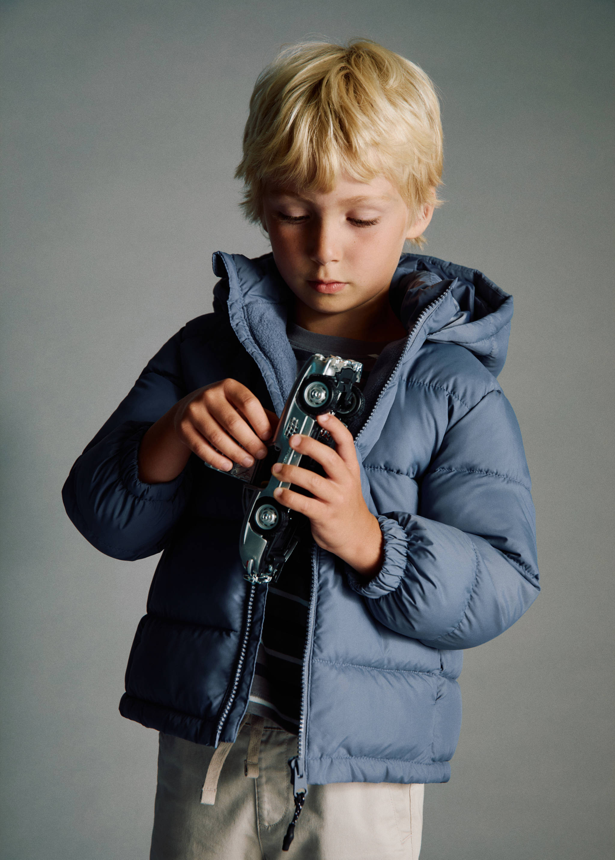 Cappotto cappuccio fodera imbottita - Piano generale