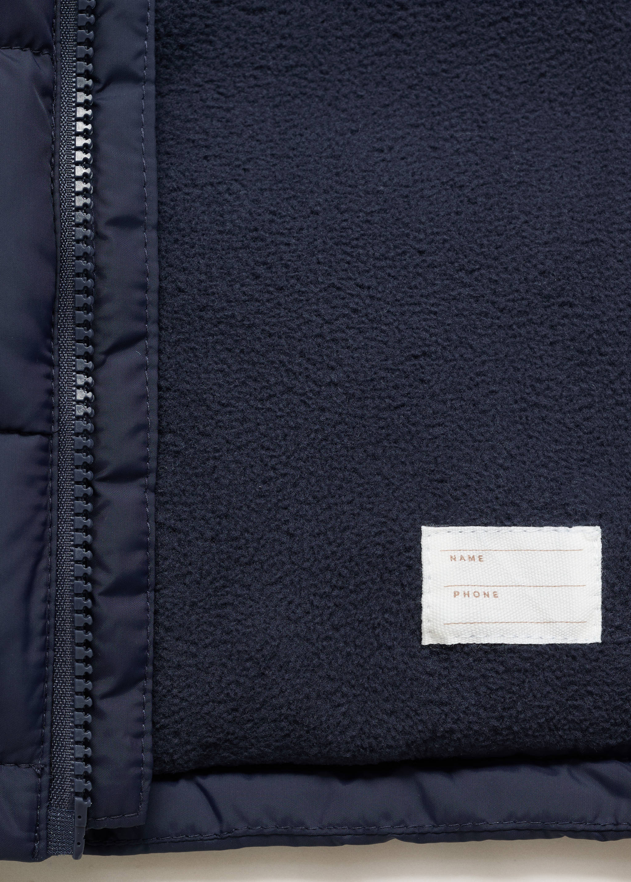 Hooded liner quilted coat - Details of the article 0