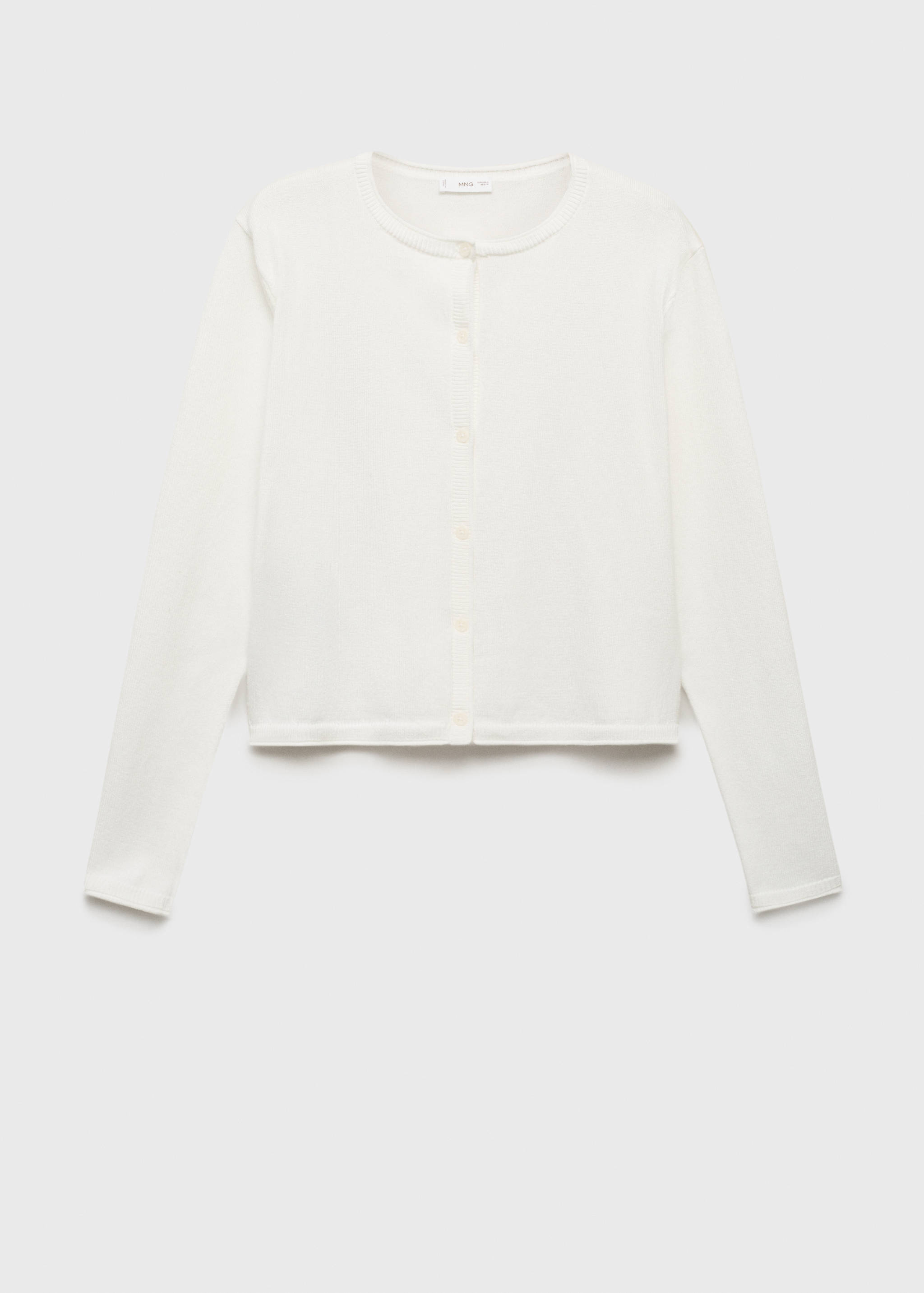 Knitted button cardigan - Article without model